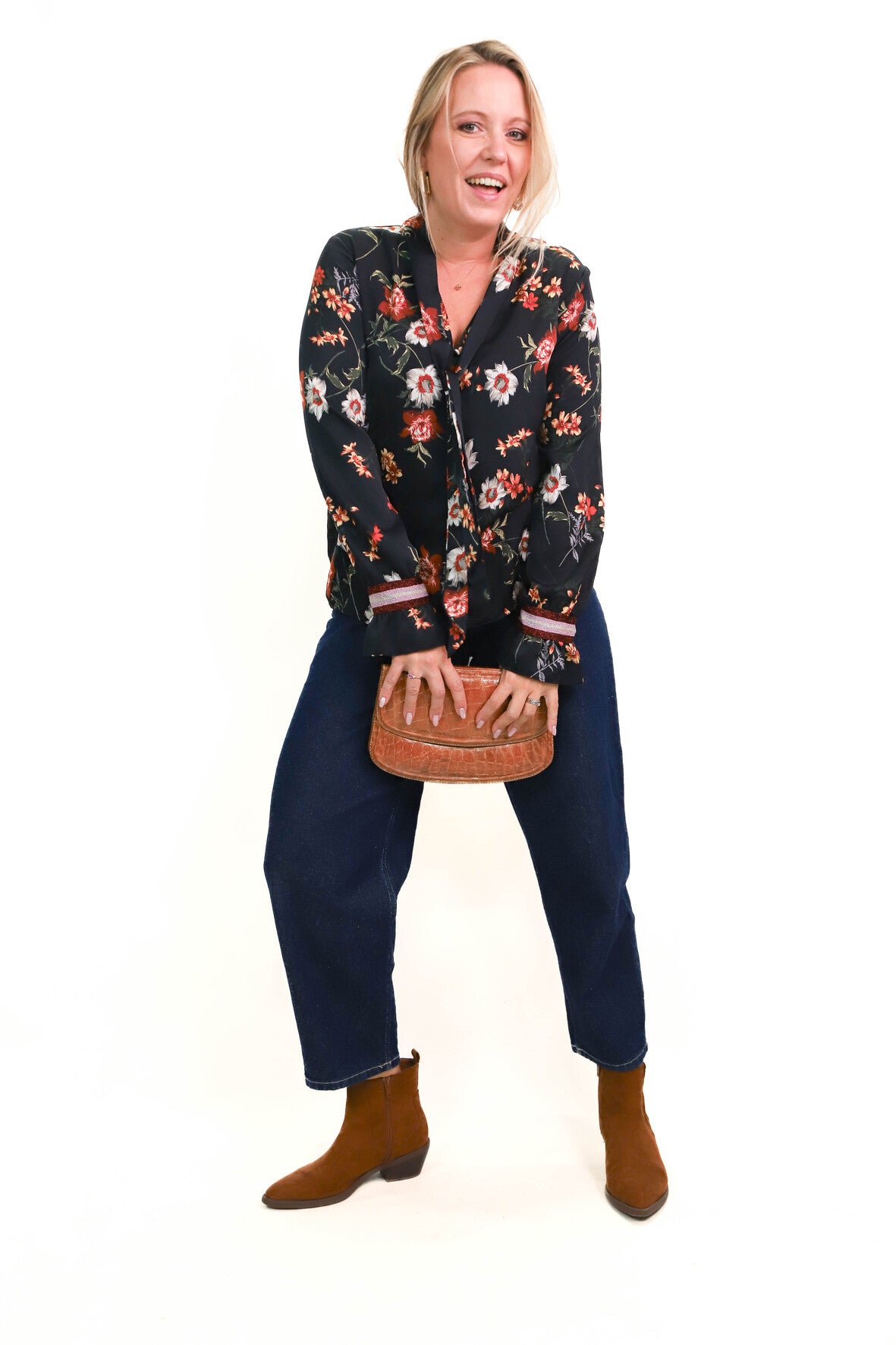 Chemisier fleuri Grace et Mila Taille M