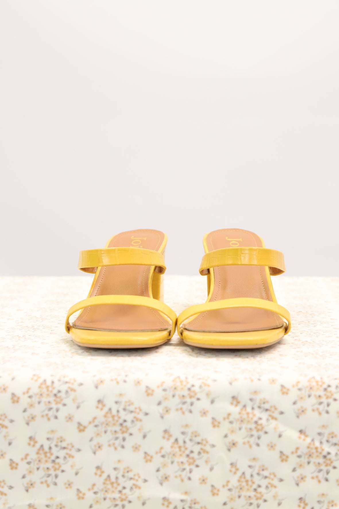 Mules à talon, Jaune Joia Taille 40 - NEUF