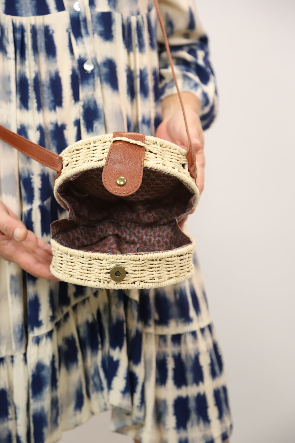 Sac rond en bandoulière