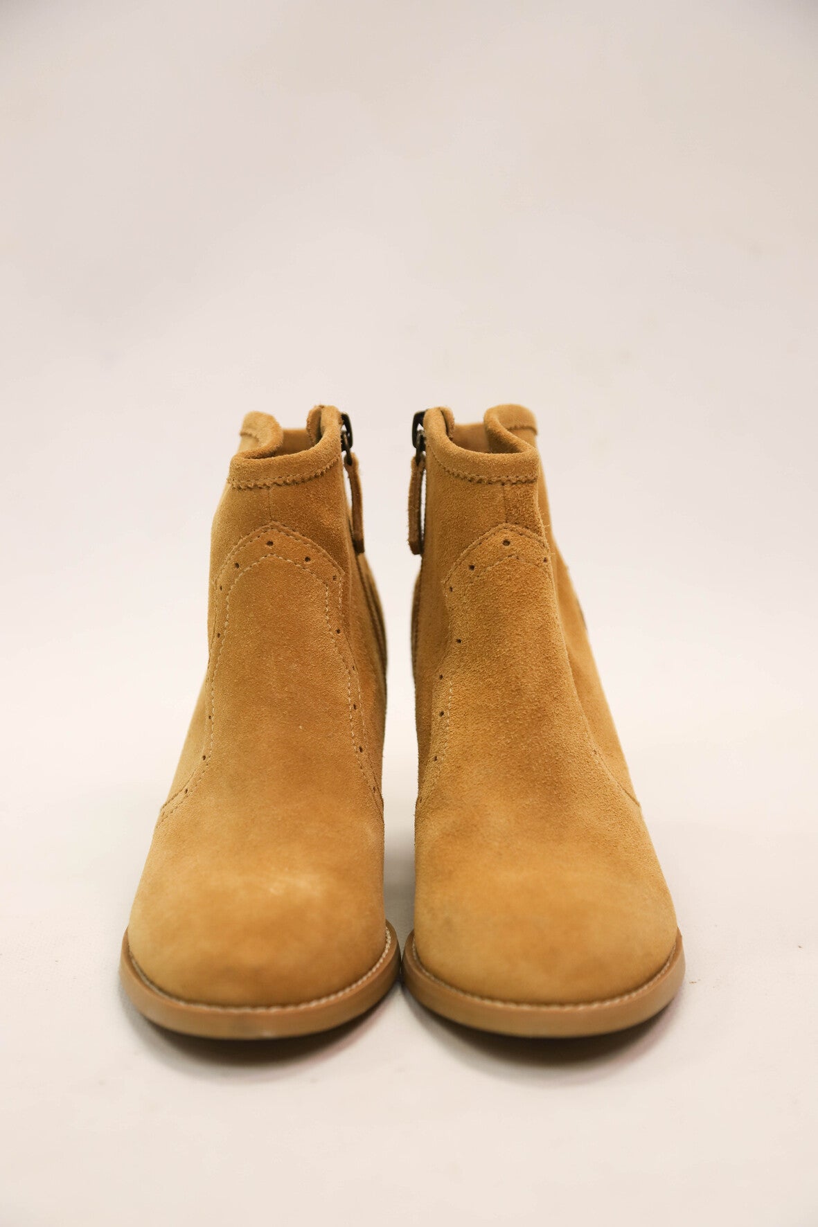Botinnes en daim beige IKKS Taille 36