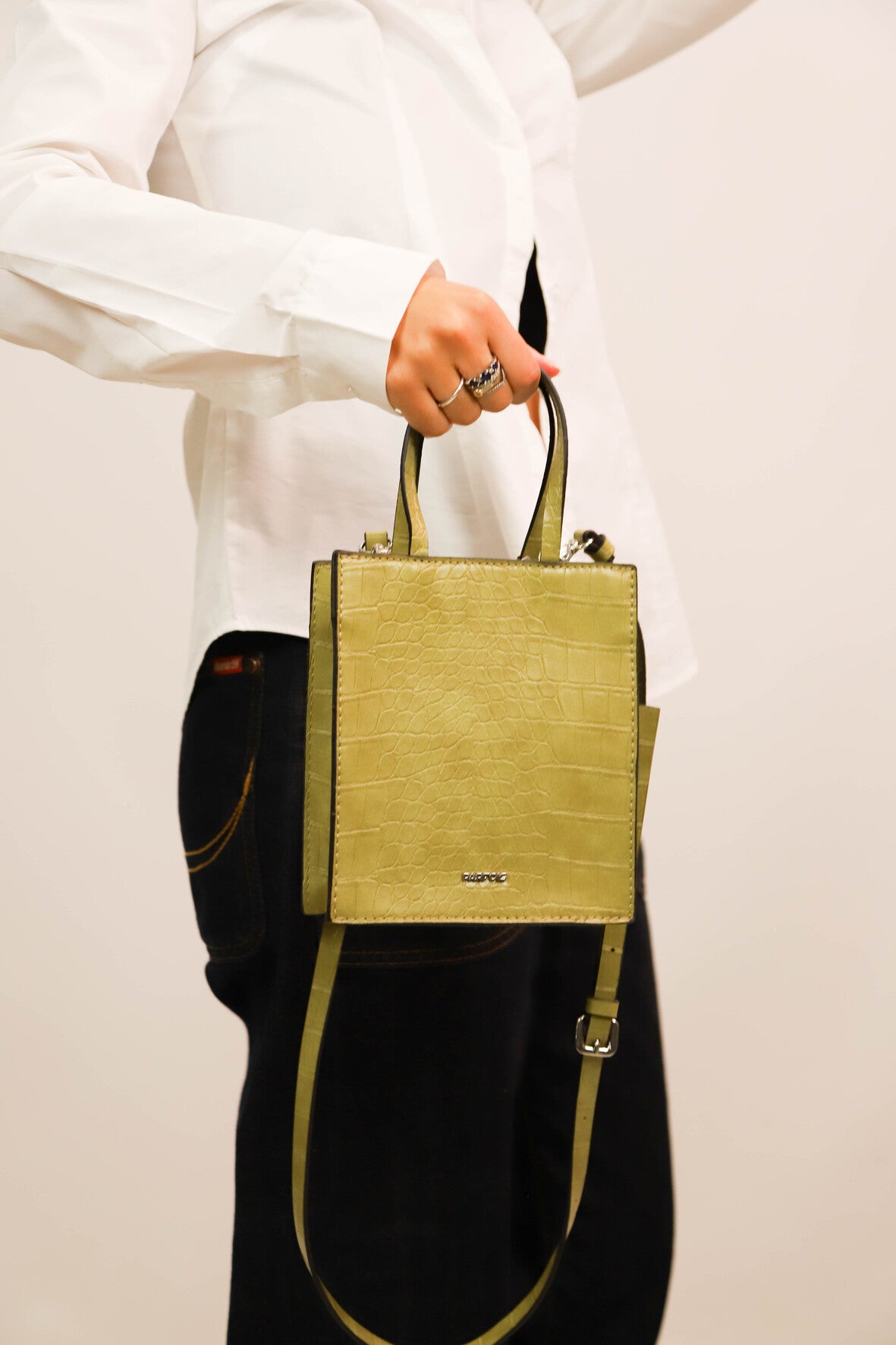 Sac croco vert Parfois - NEUF