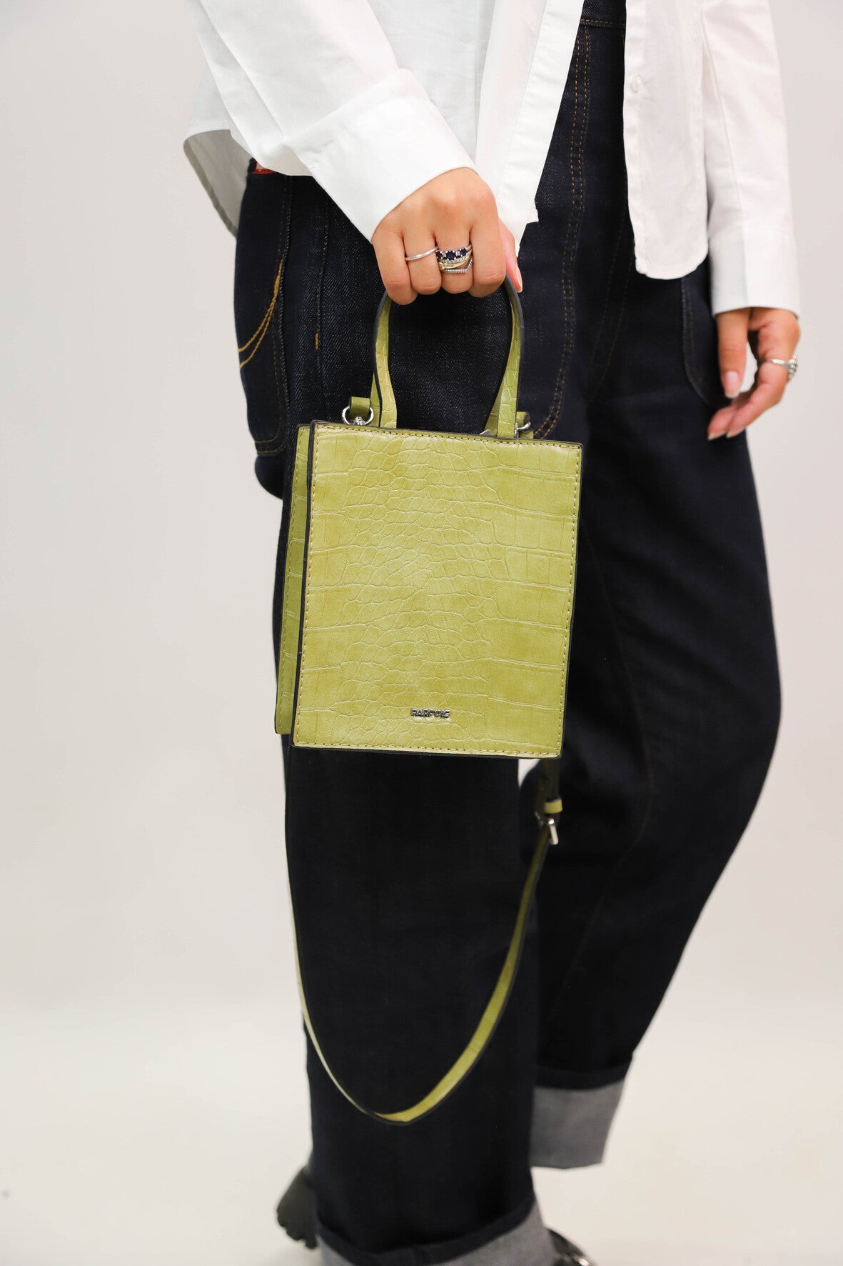 Sac croco vert Parfois - NEUF