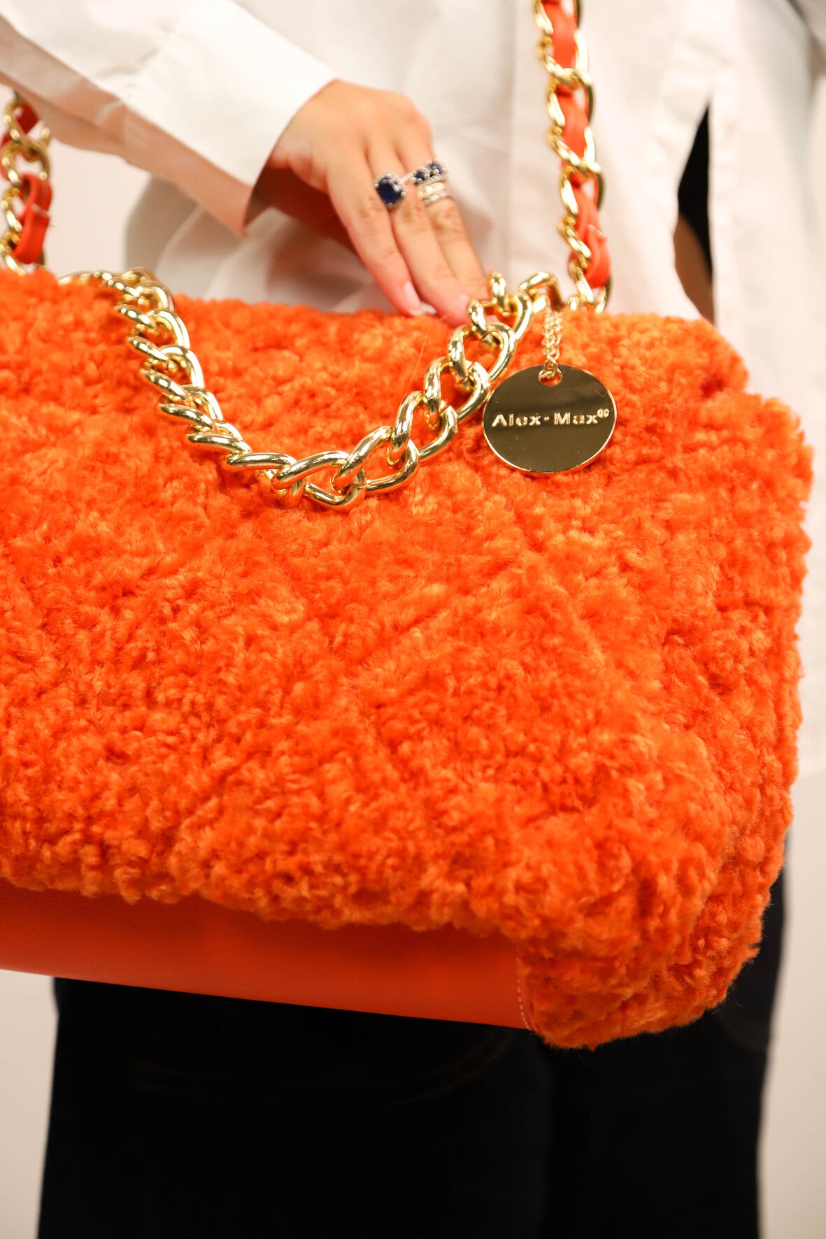 Sac à main orange Alex & Max