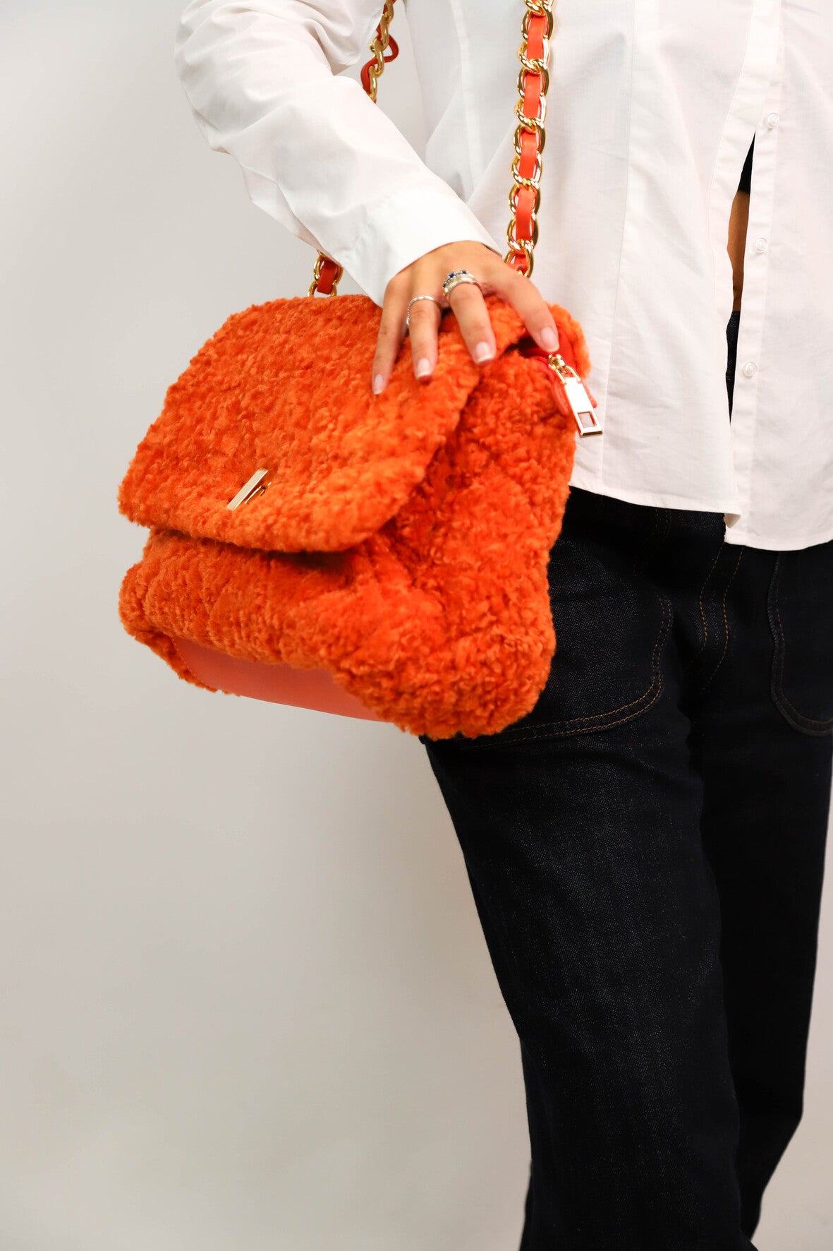 Sac à main orange Alex & Max