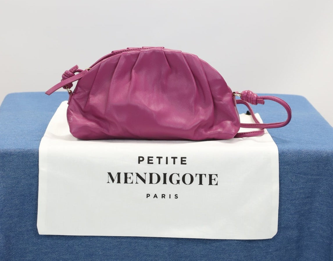 Sac violet en cuir Petite mendigote