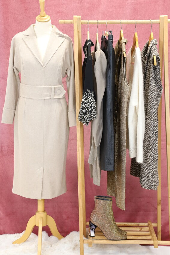 Robe beige Unique Taille Unique