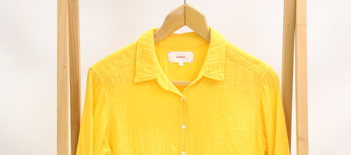 Chemisier jaune Xirena Taille XS