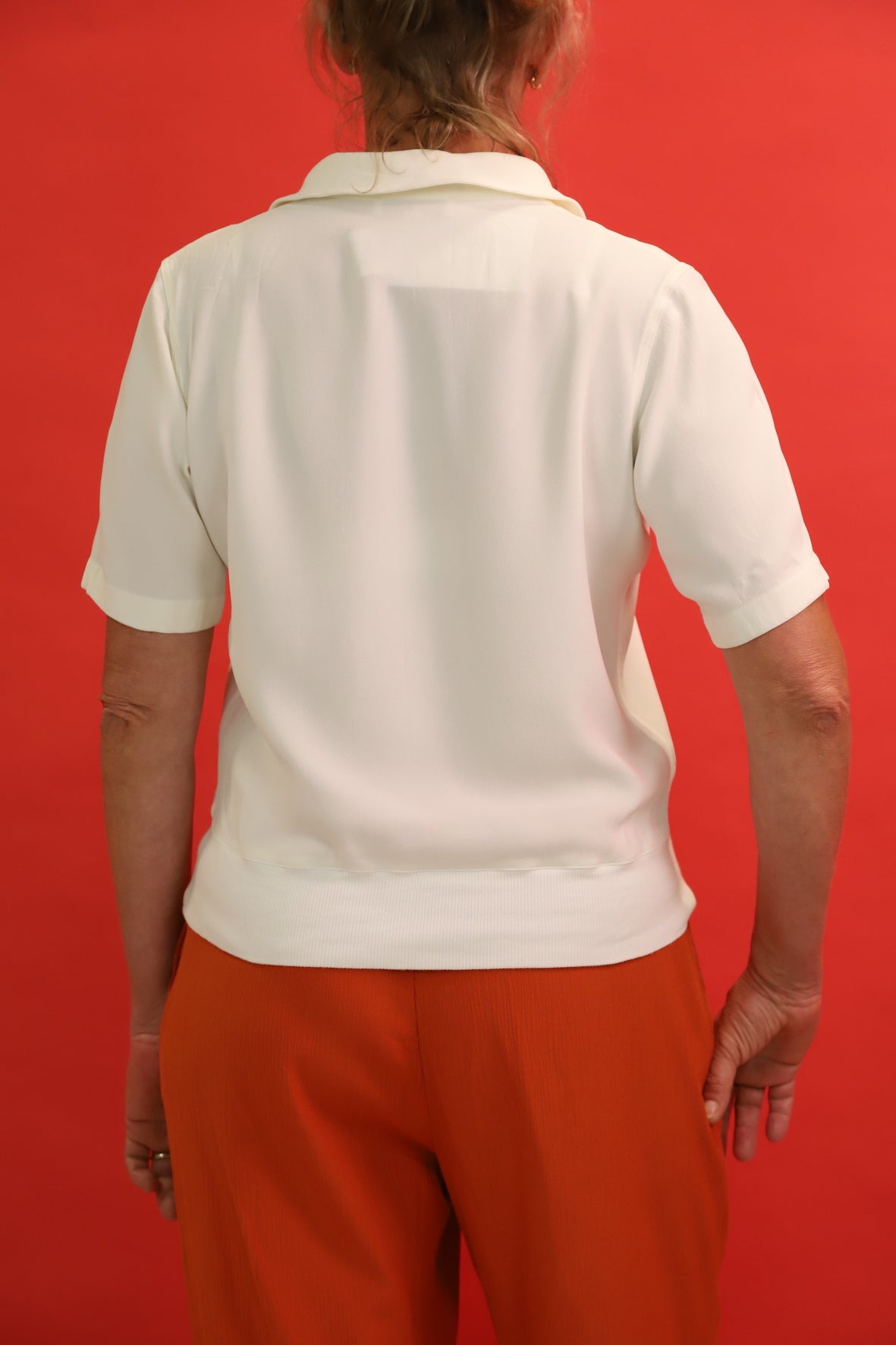 Chemise blanche à manches courtes Agnès B taillle S / 38