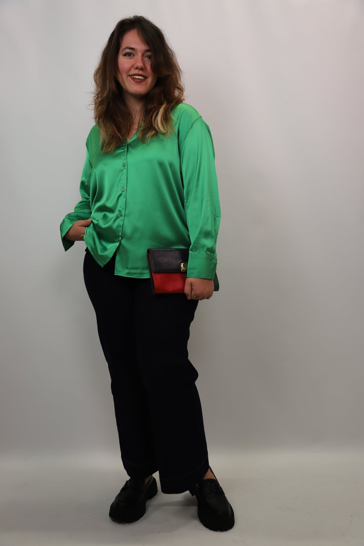 Chemisier vert Melya Melody Taille M