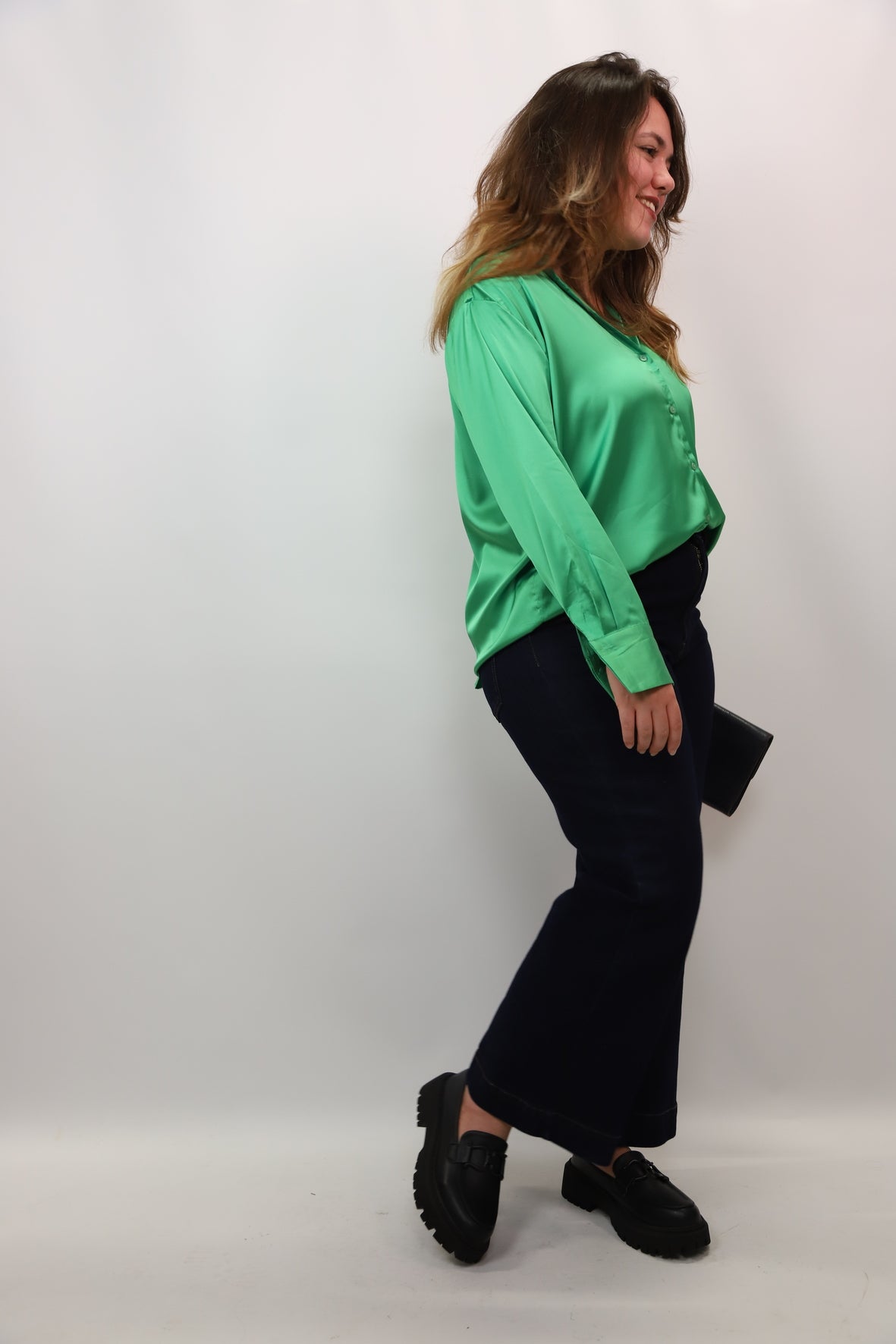 Chemisier vert Melya Melody Taille M