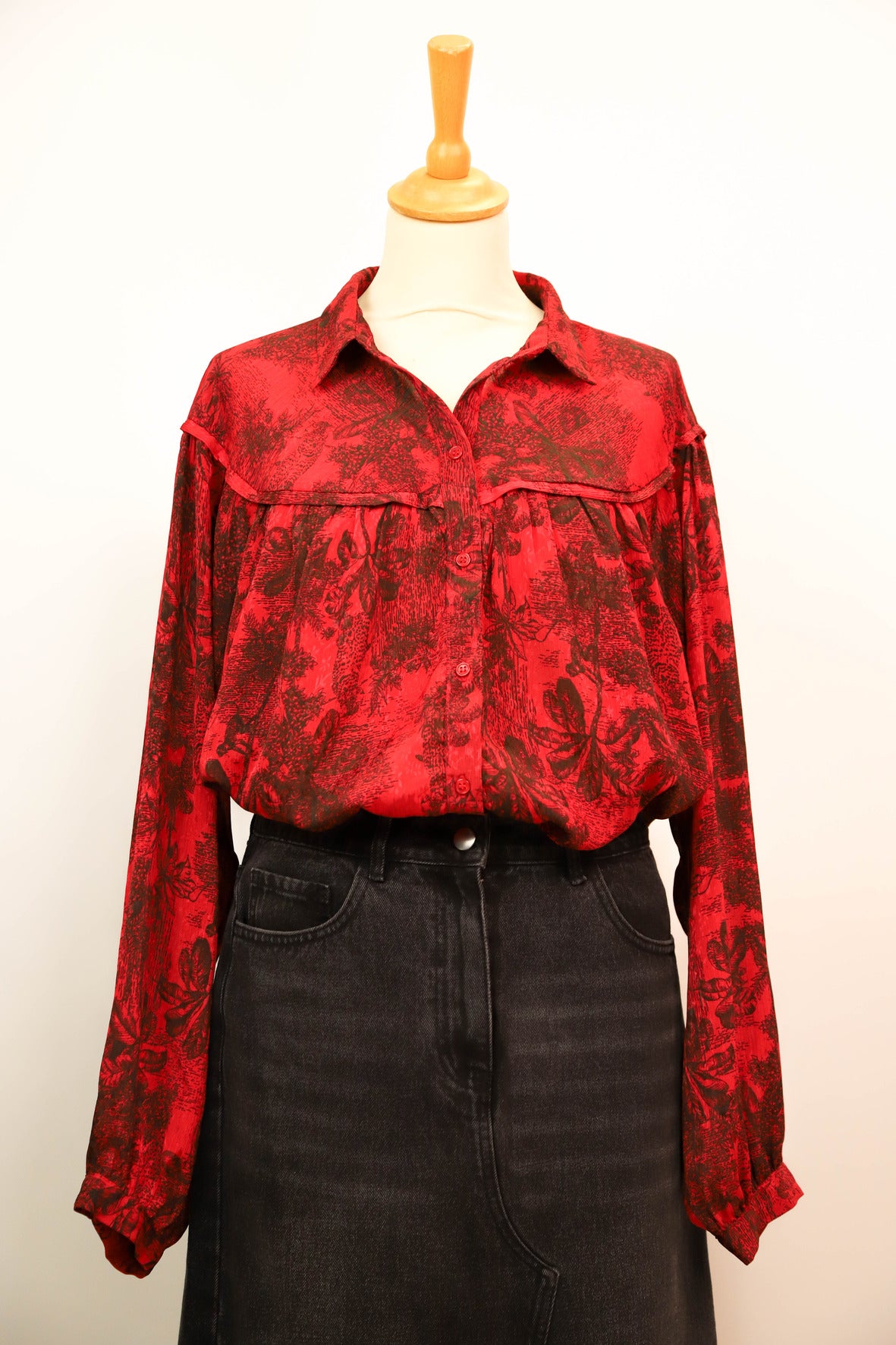 Chemisier rouge Promod Taille XL