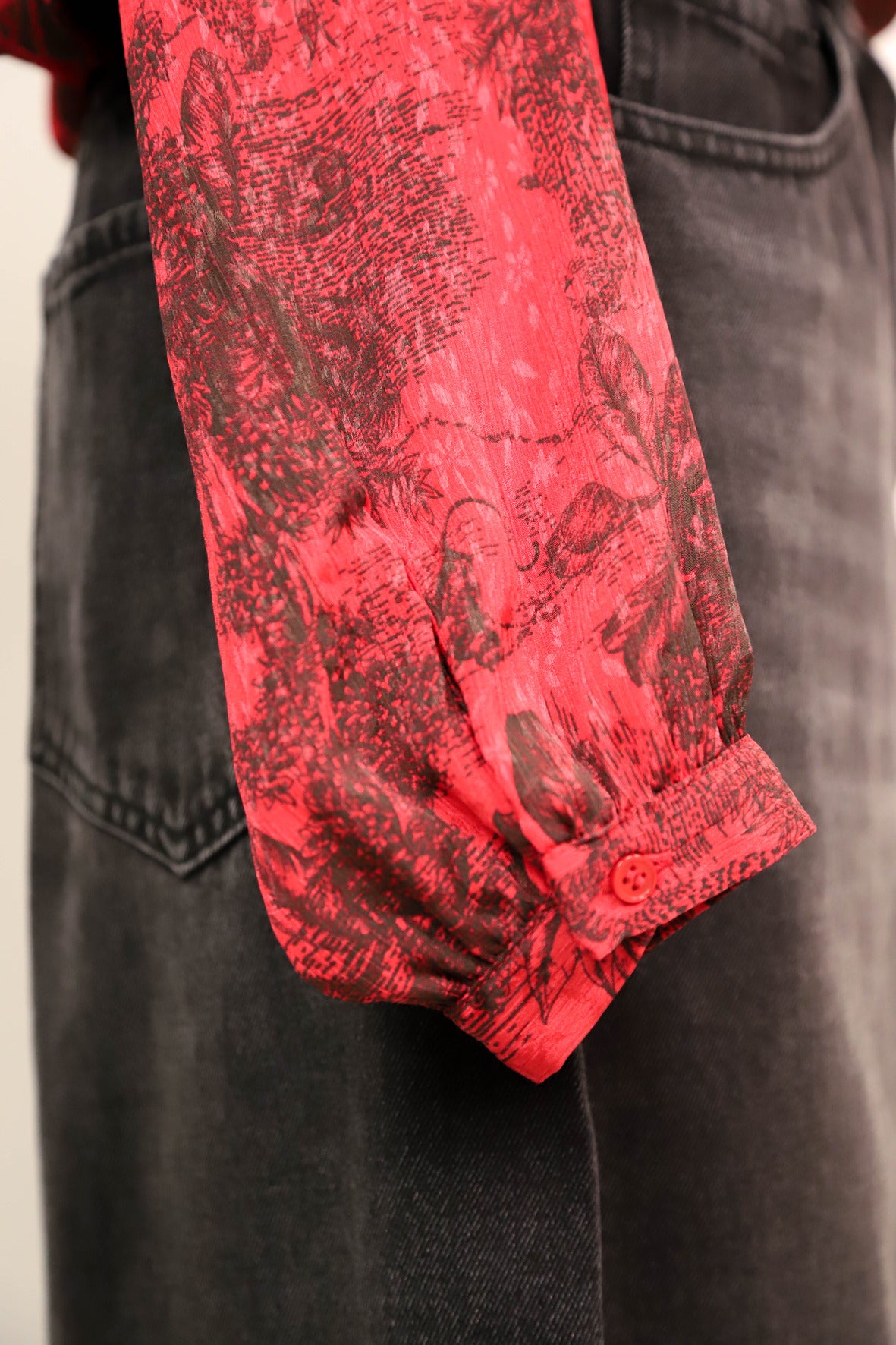 Chemisier rouge Promod Taille XL