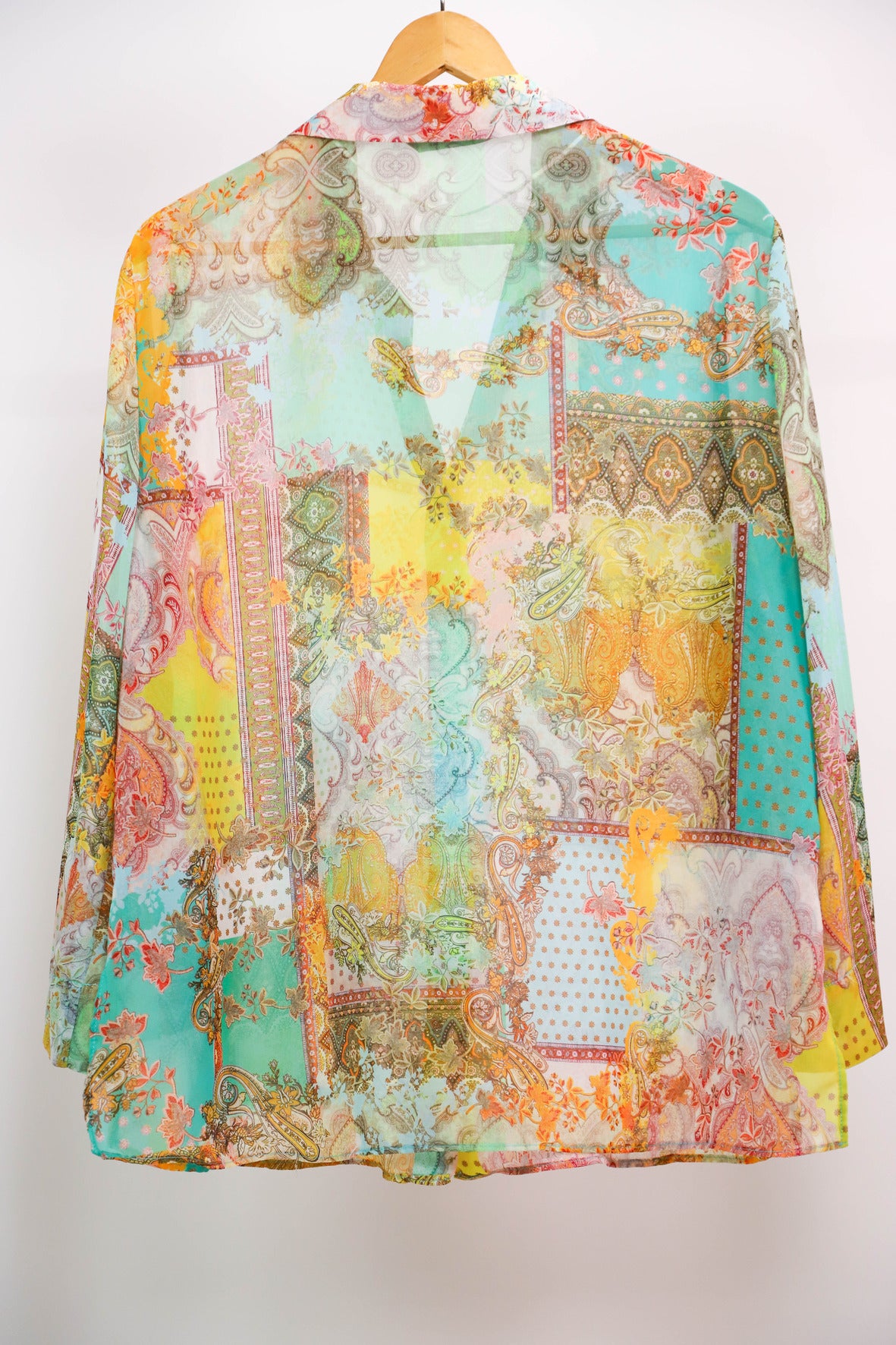 Chemise à motifs multicolores Zara Taille M
