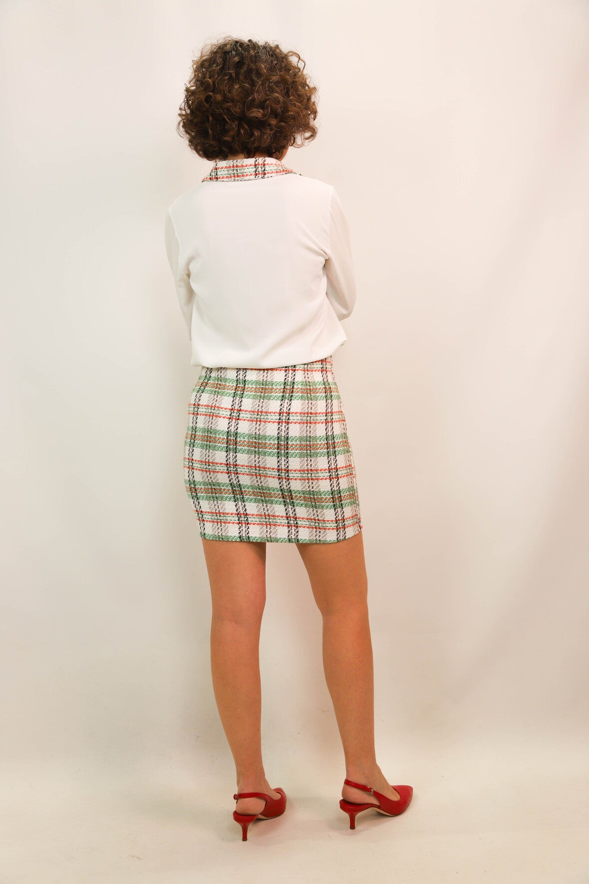 jupe à carreaux Floria Taille M