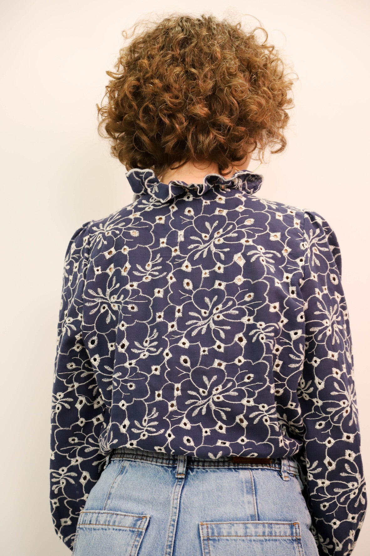 Blouse bleue Lili Rose Taille S