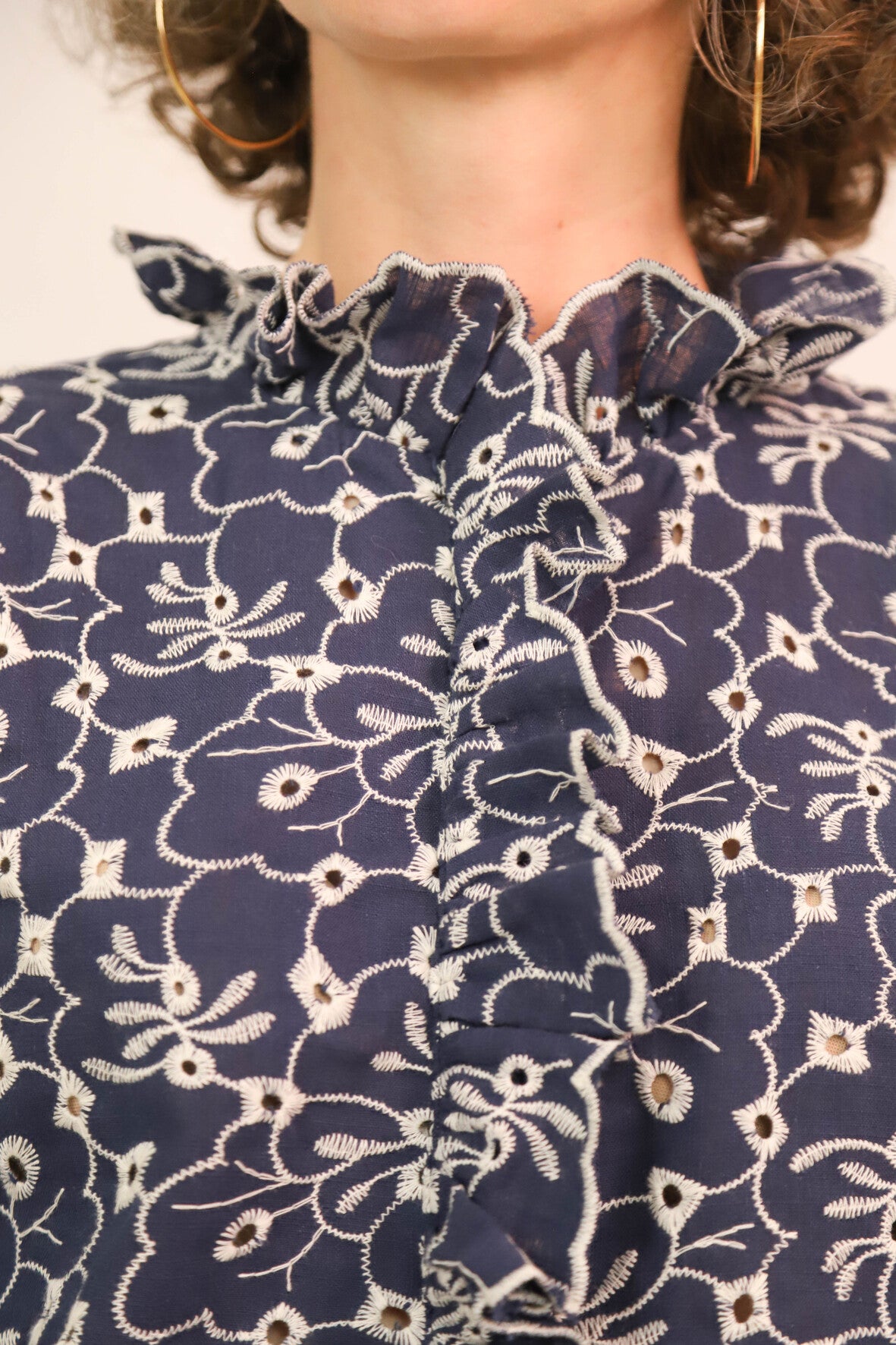 Blouse bleue Lili Rose Taille S