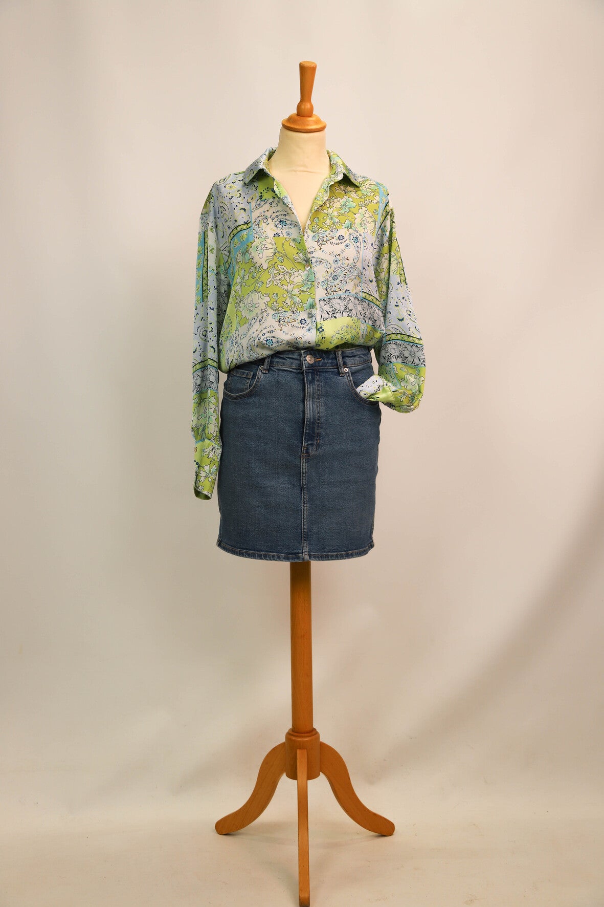 Chemisier à motif Zara Taille S