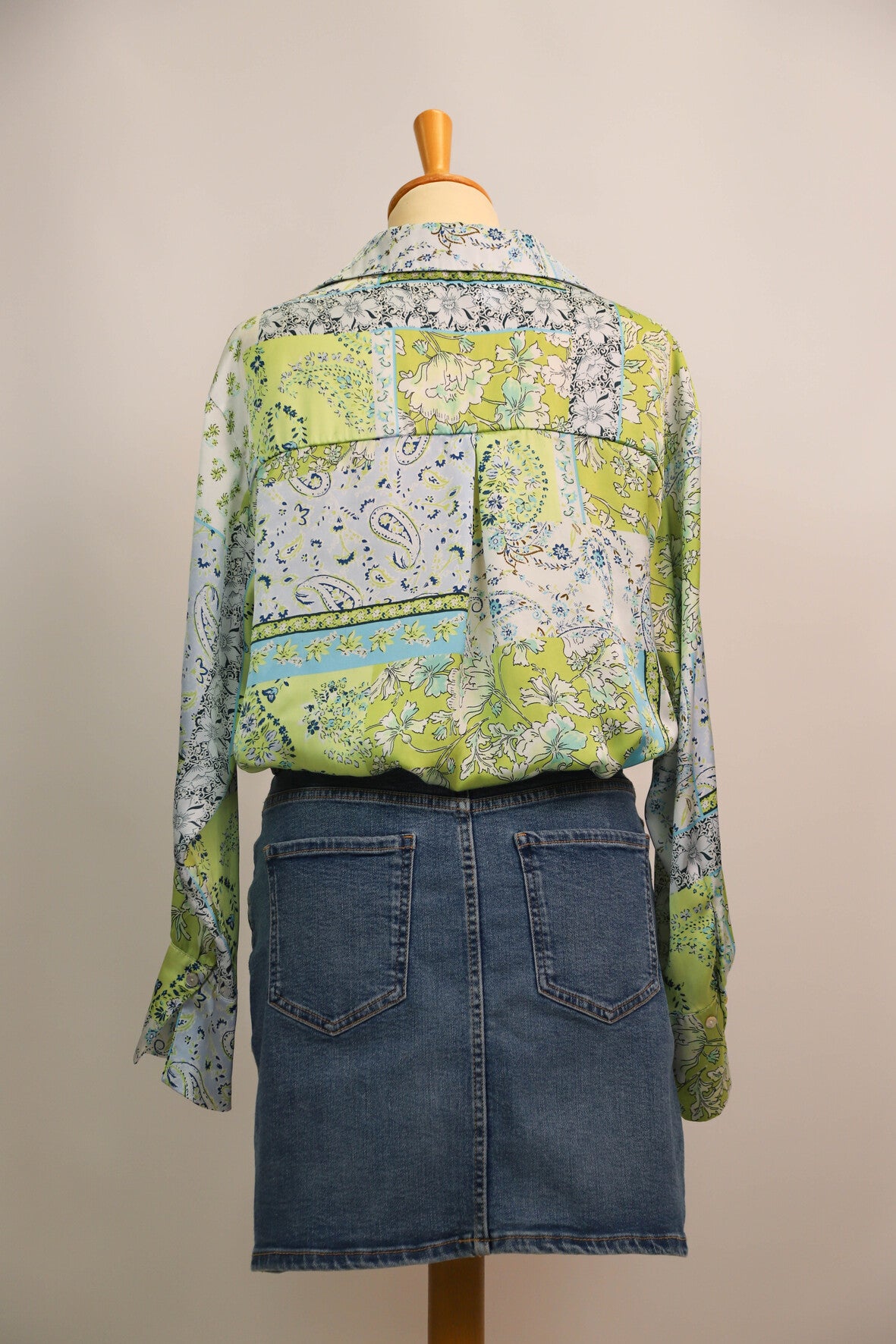 Chemisier à motif Zara Taille S