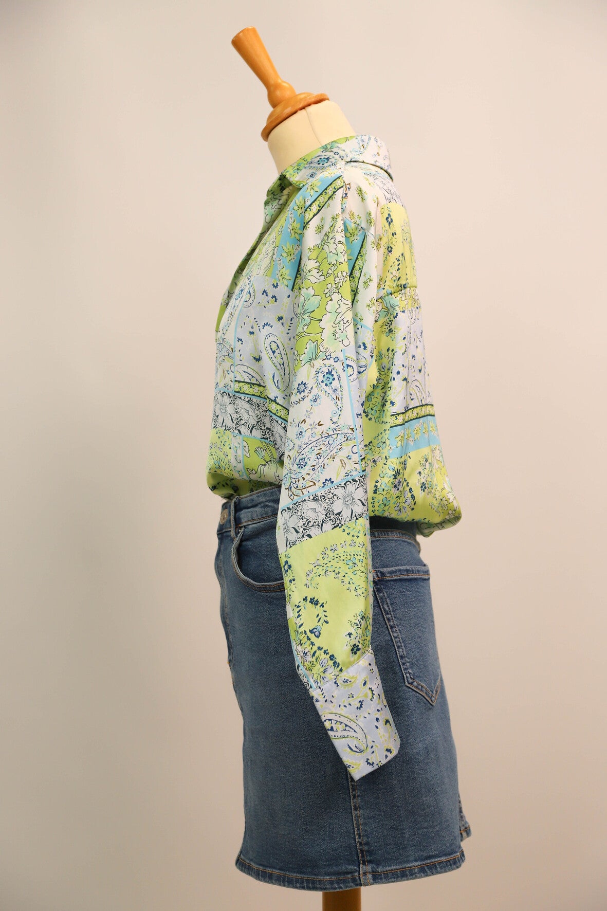 Chemisier à motif Zara Taille S