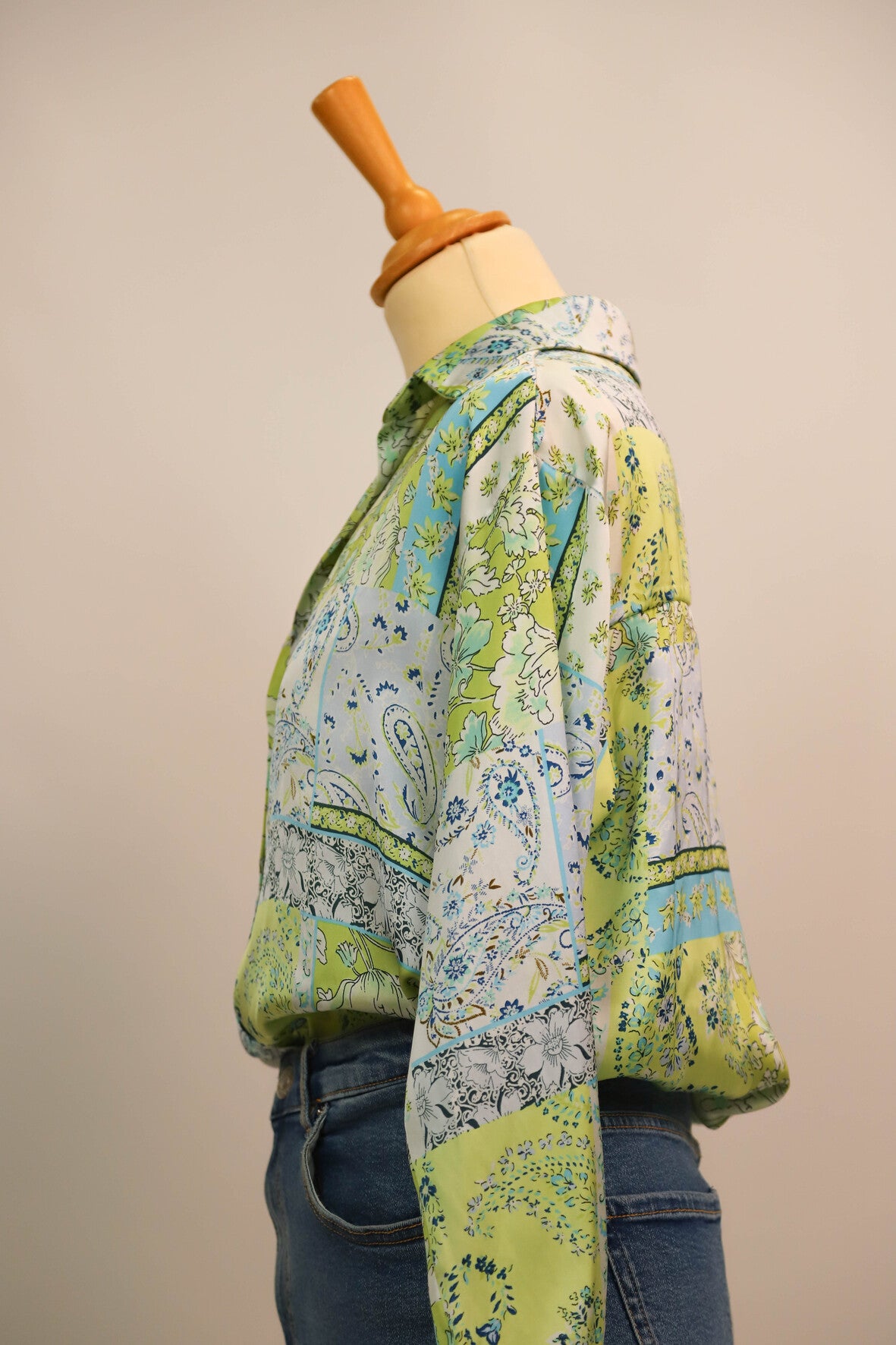 Chemisier à motif Zara Taille S