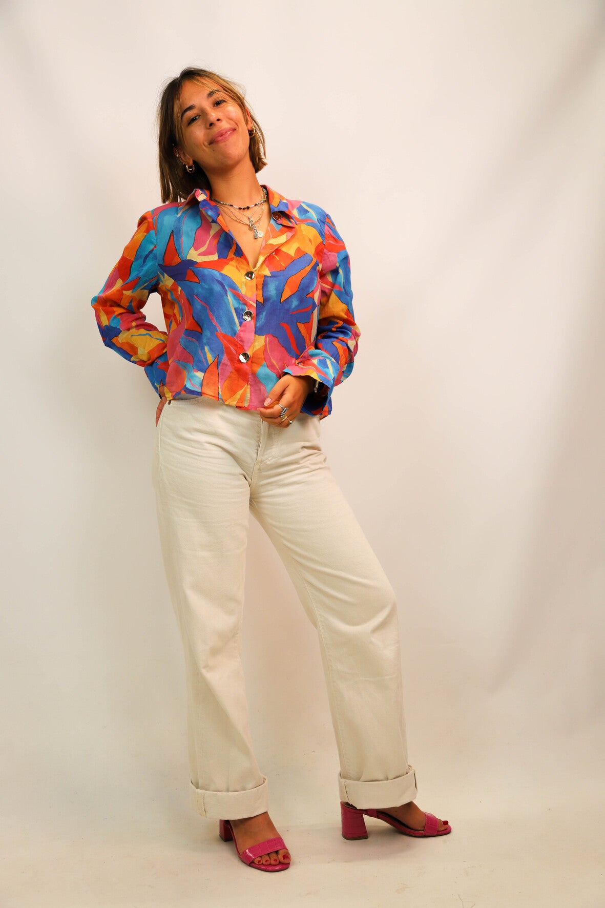 Chemise multicolore Morgan Taille S