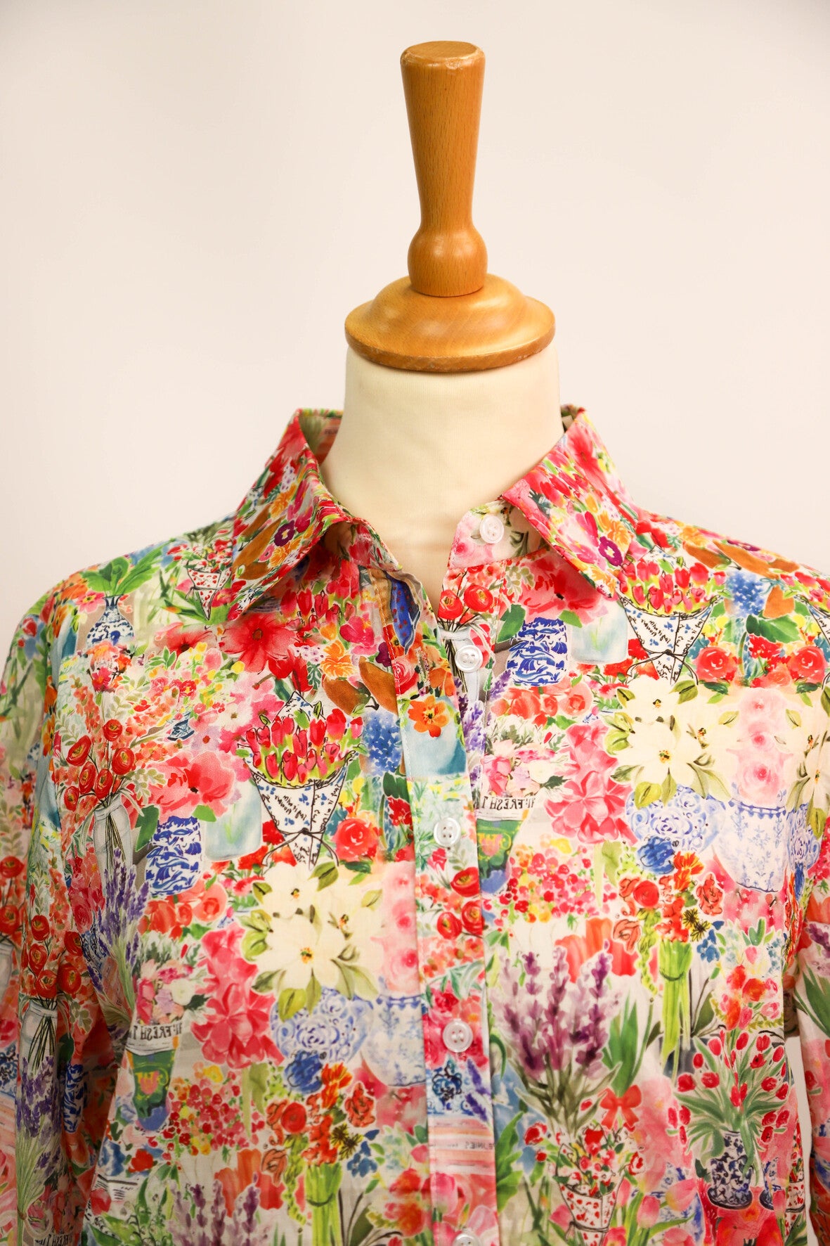 Chemise fleurie Maison Onado Taille S - NEUF