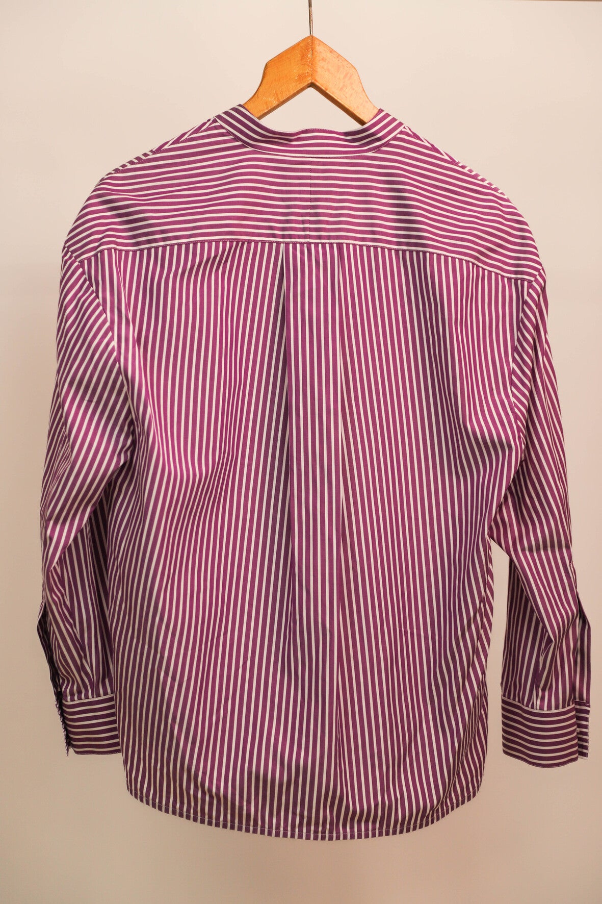 Chemise violette rayée Oversize Chloé Stora, taille XS