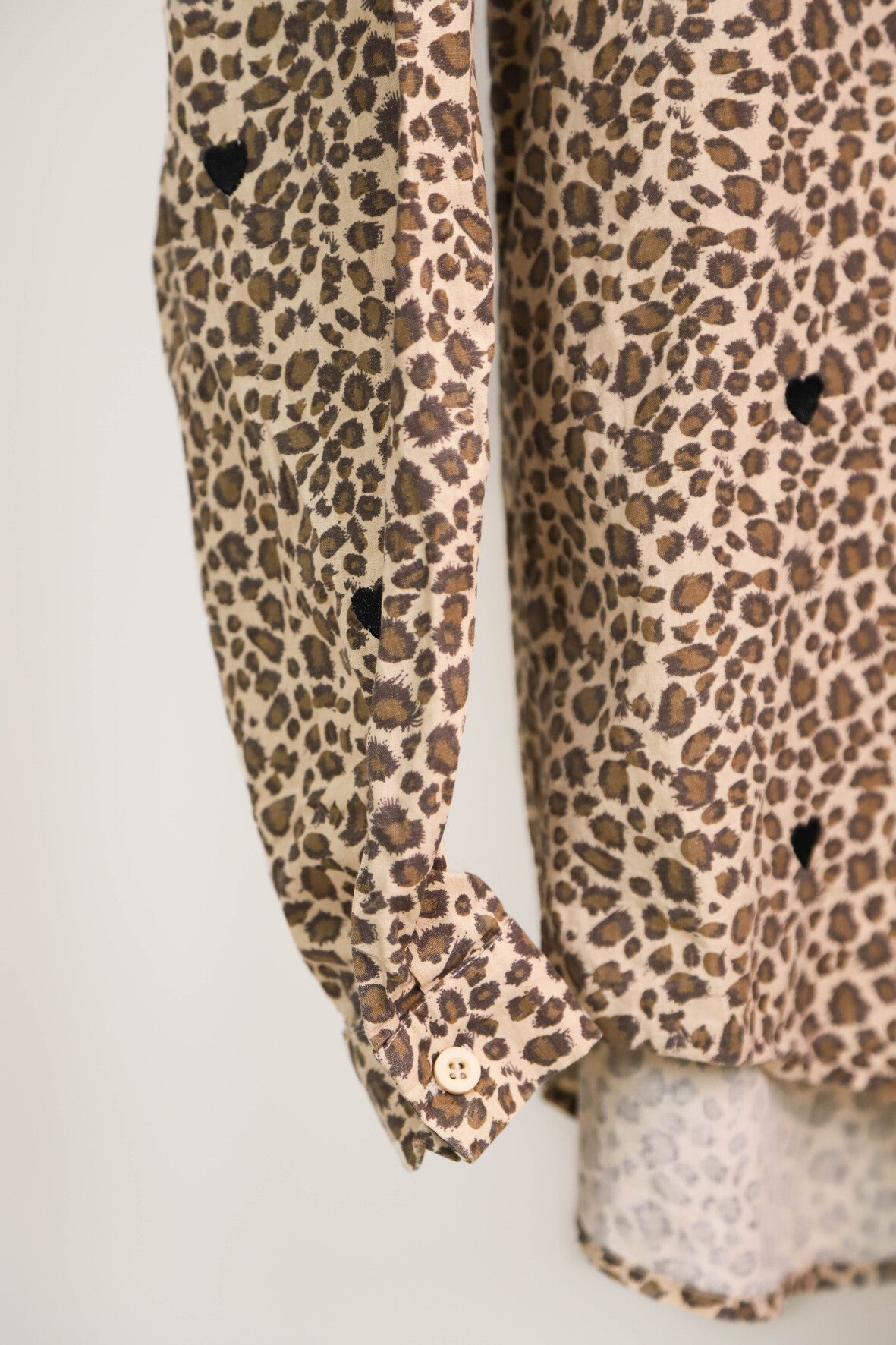 Chemise léopard et coeurs Musy Muse Taille L