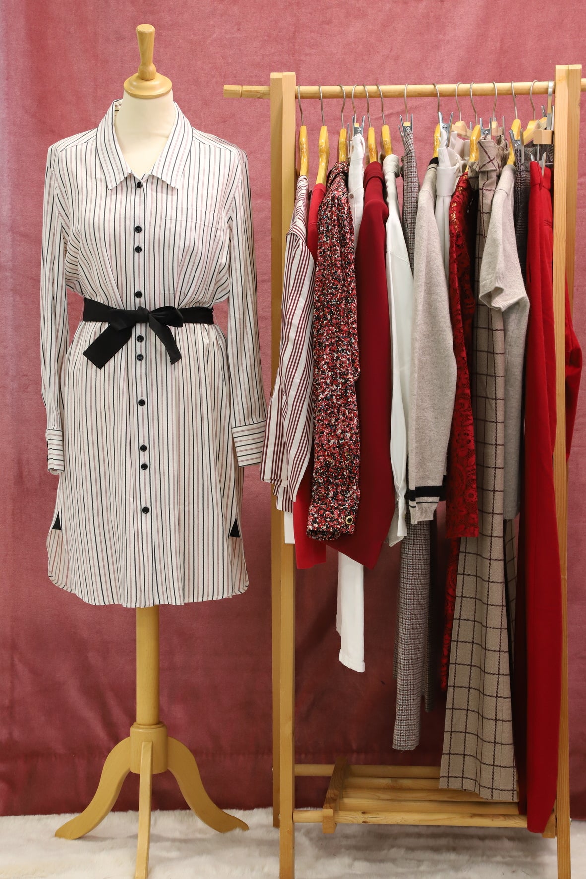 Robe rouge bordeaux Claudie Pierlot Taille L