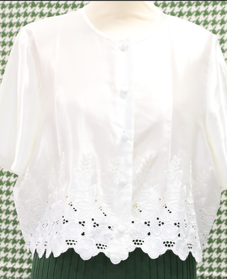 Chemisier blanc élégant Taille M