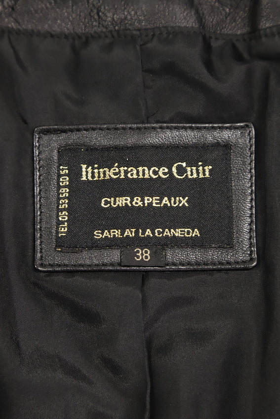 Blouson noir Itinérance Cuir taille M