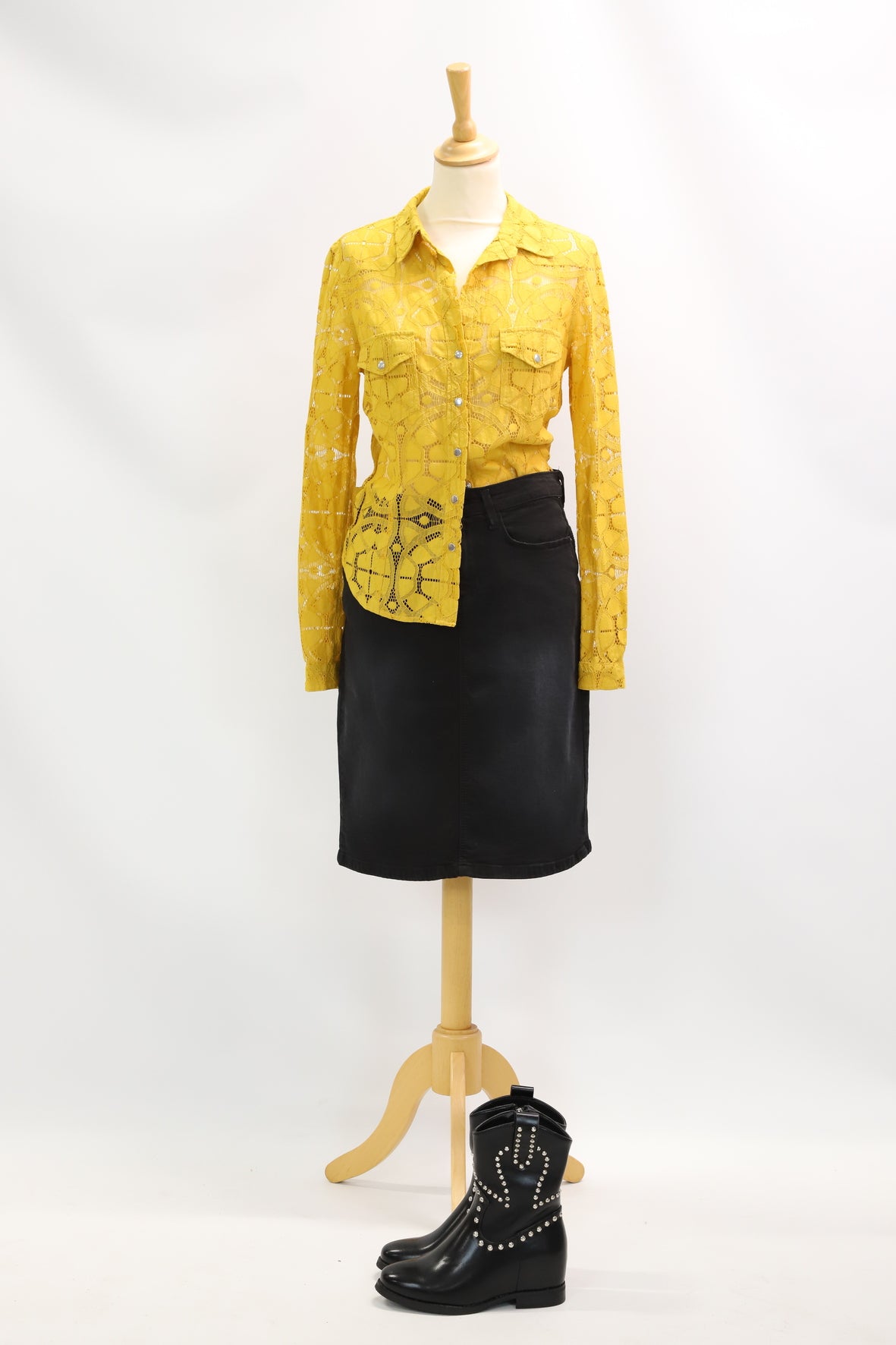 Chemise jaune Bel Air Taille M