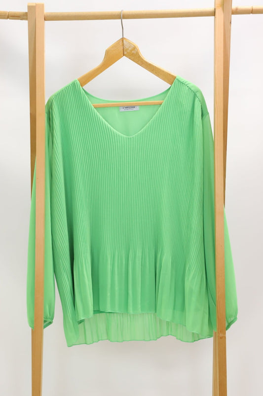 Blouse verte C'Melodie Taille XL