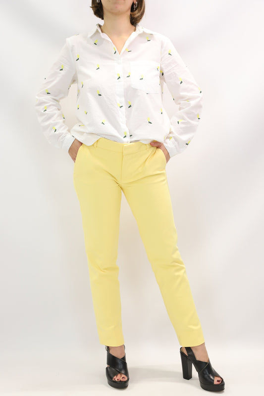 Pantalon jaune Zara Taille S