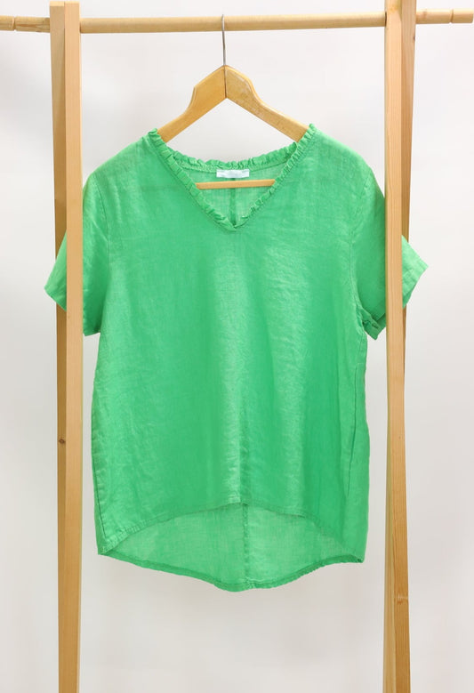 Blouse verte Made in Italy Taille Unique
