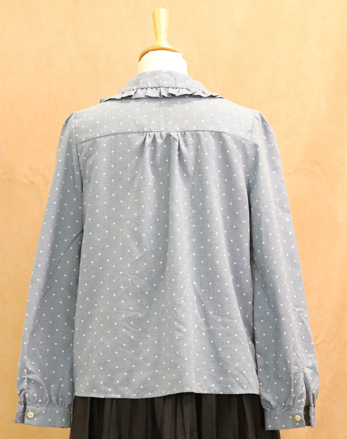 Chemisier bleu col Claudine, Easy Cothes, Taille S