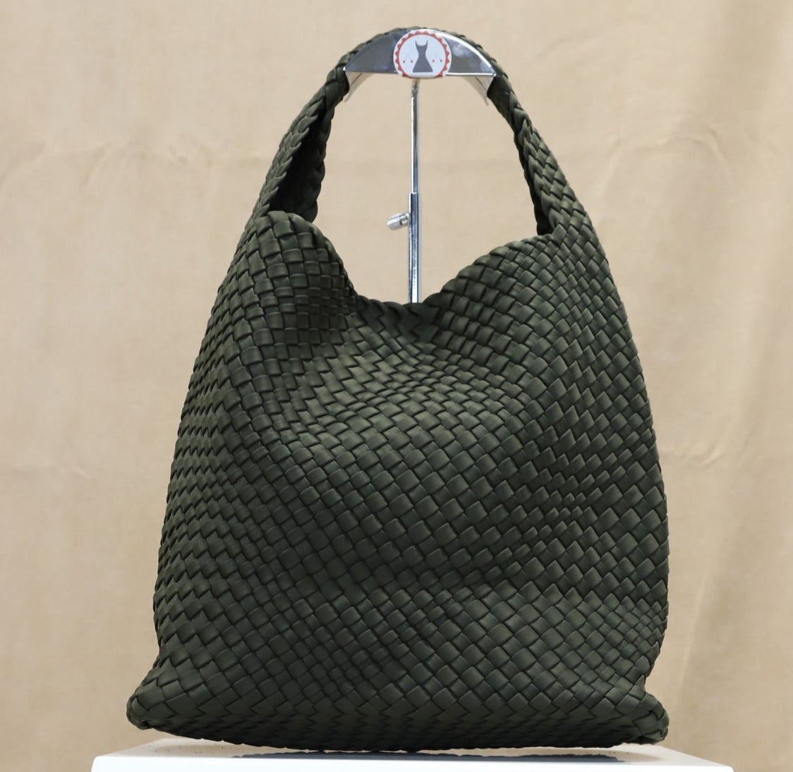 Sac à main porté épaule kaki NEUF