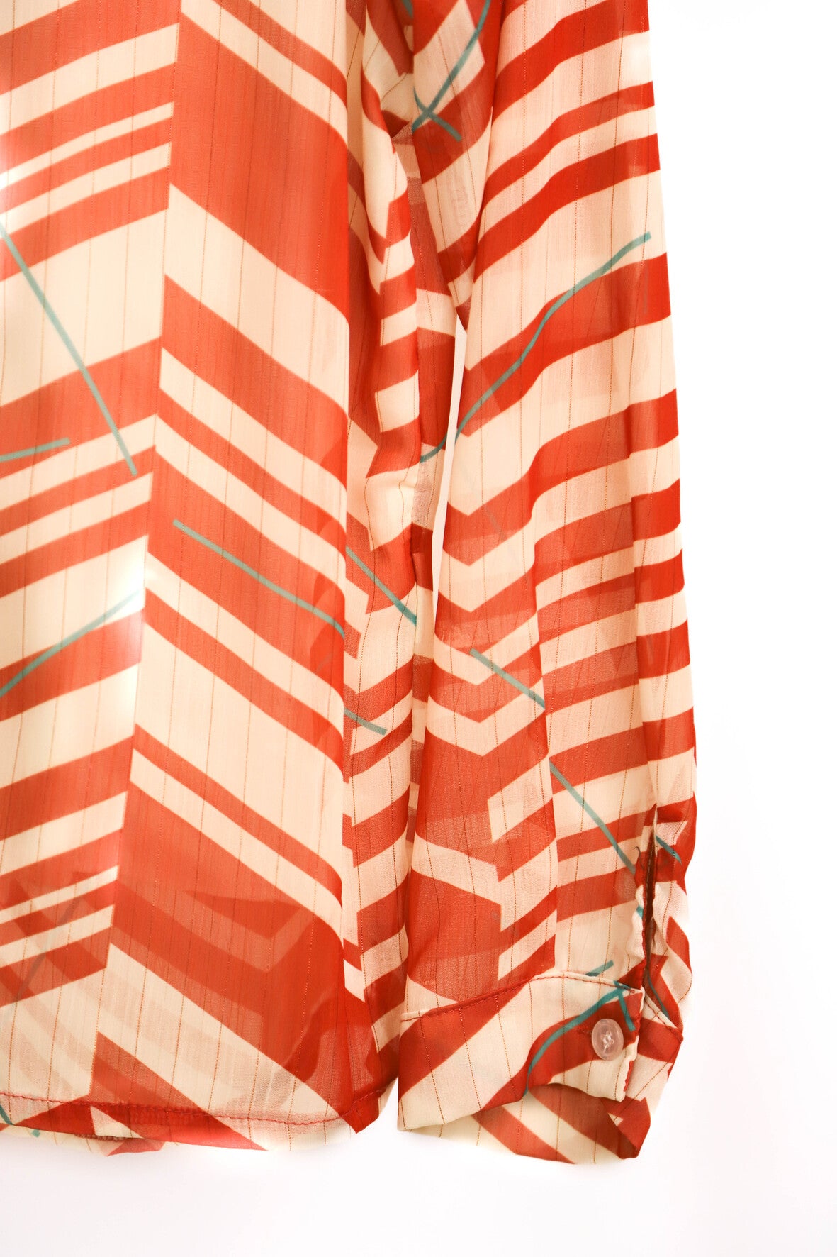 Chemise beige et rouille Culture Sud Taille S/M