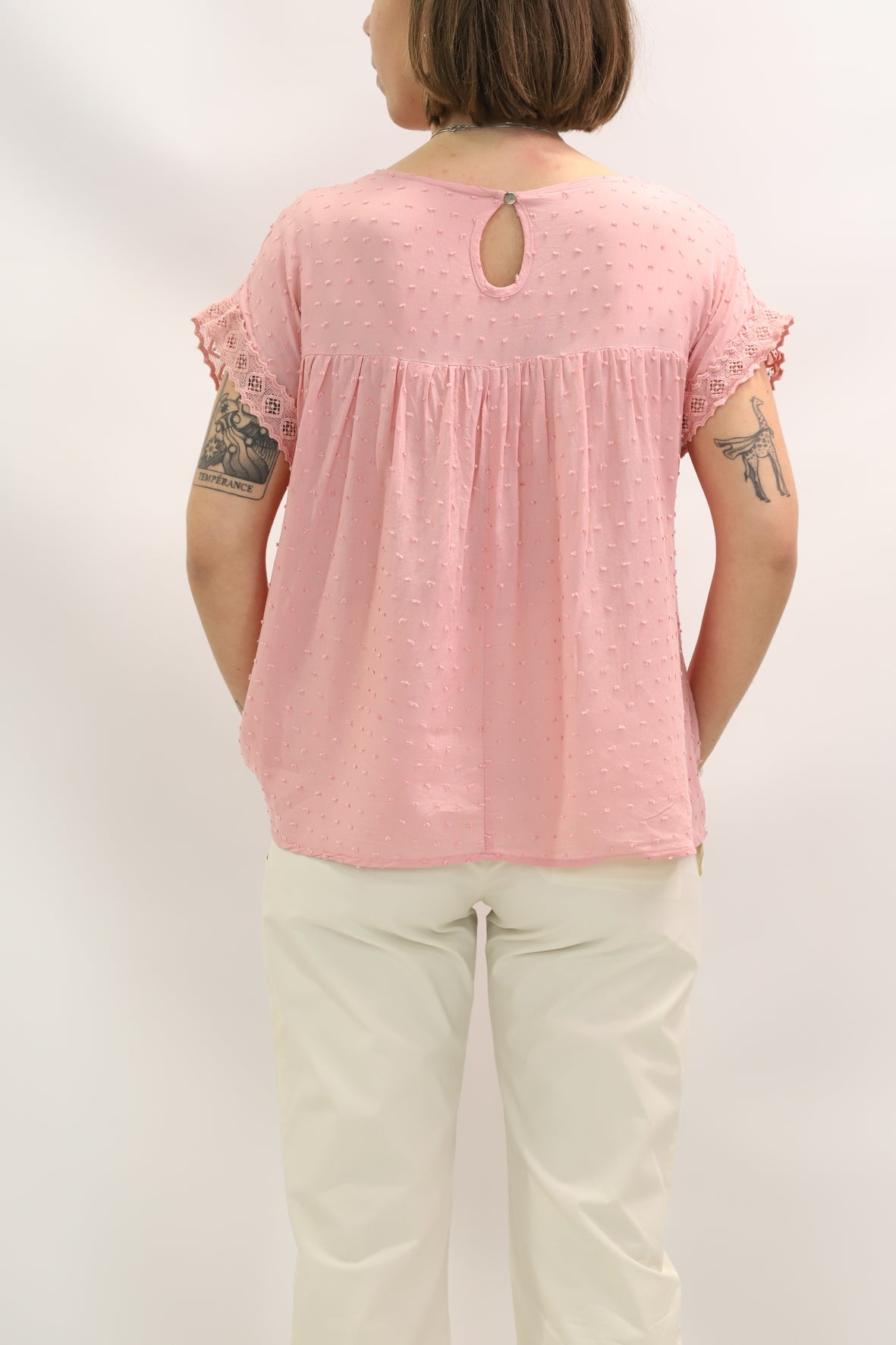Blouse rose Taille S