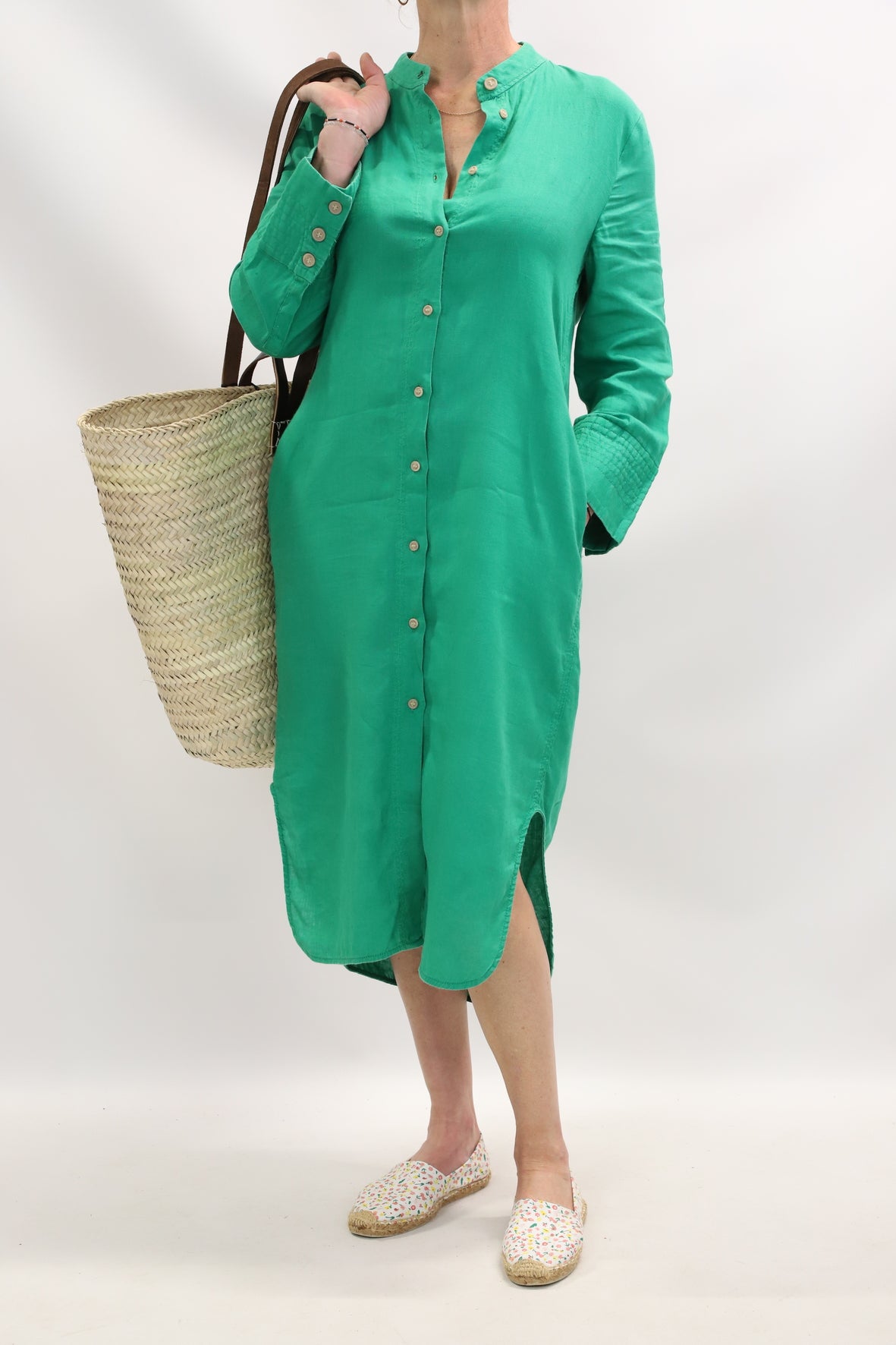 Robe verte Zara Taille S