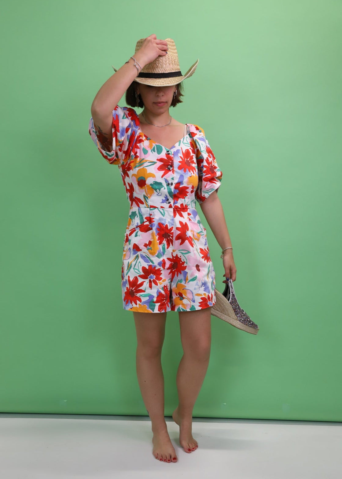 Combinaison multicolore Taille XS Ginatricot