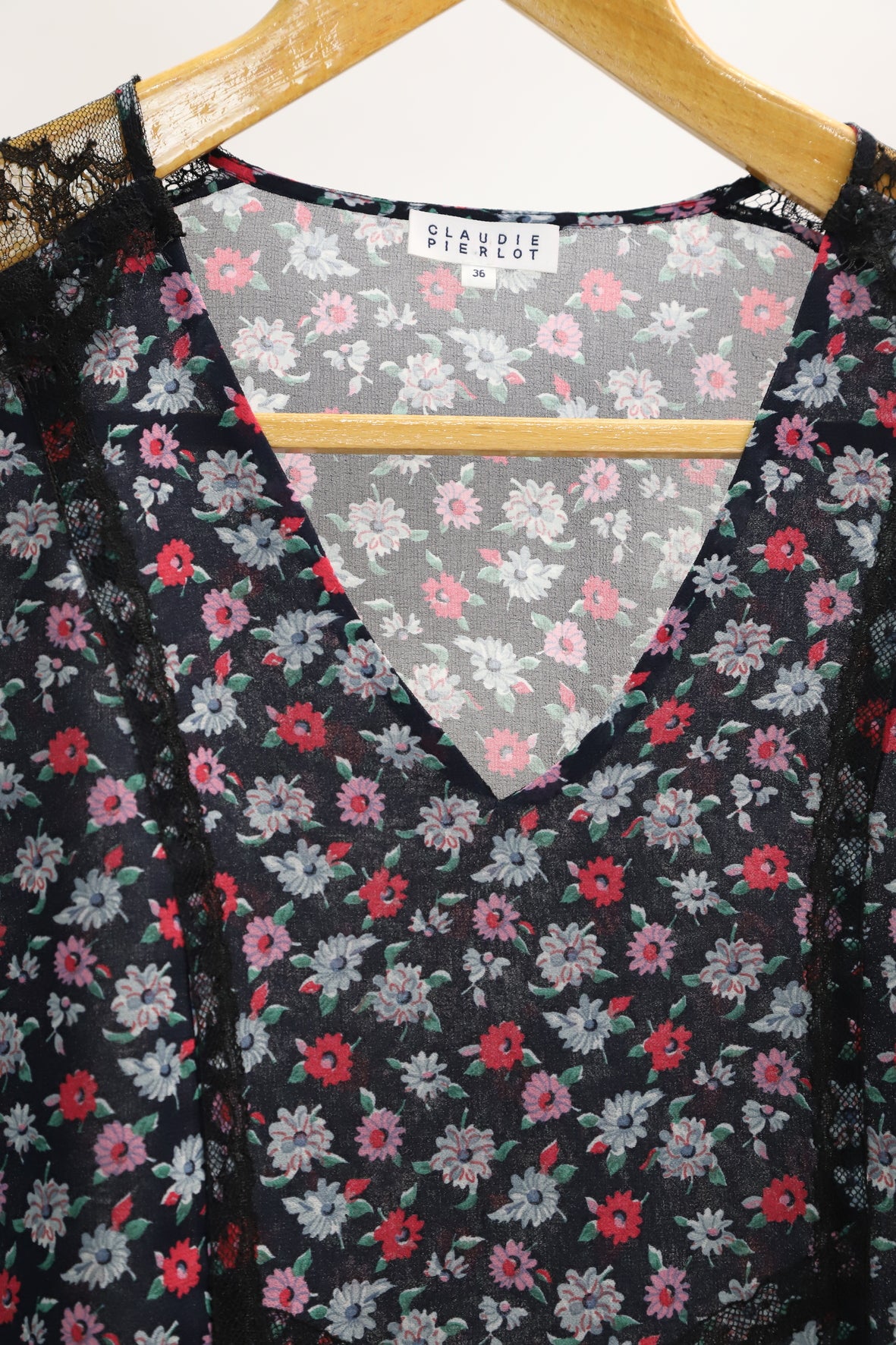 Blouse fleurie Claudie Pierlot Taille S