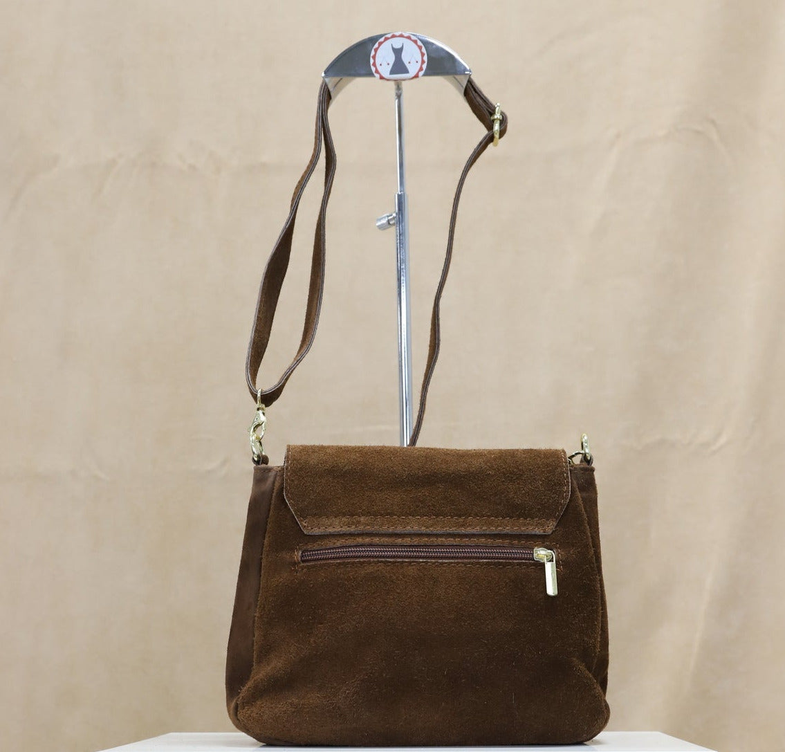 Sac bandoulière marron NEUF