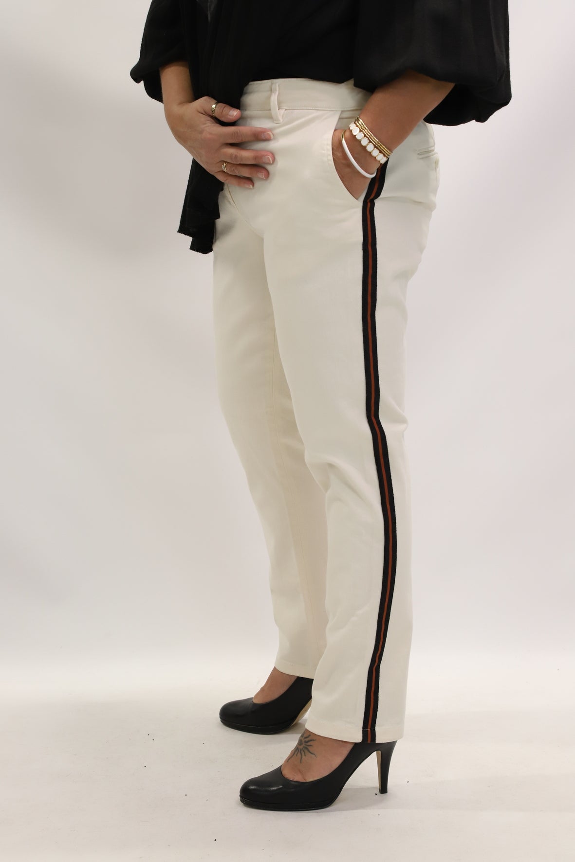 Pantalon écru Essentiel Taille 3XL