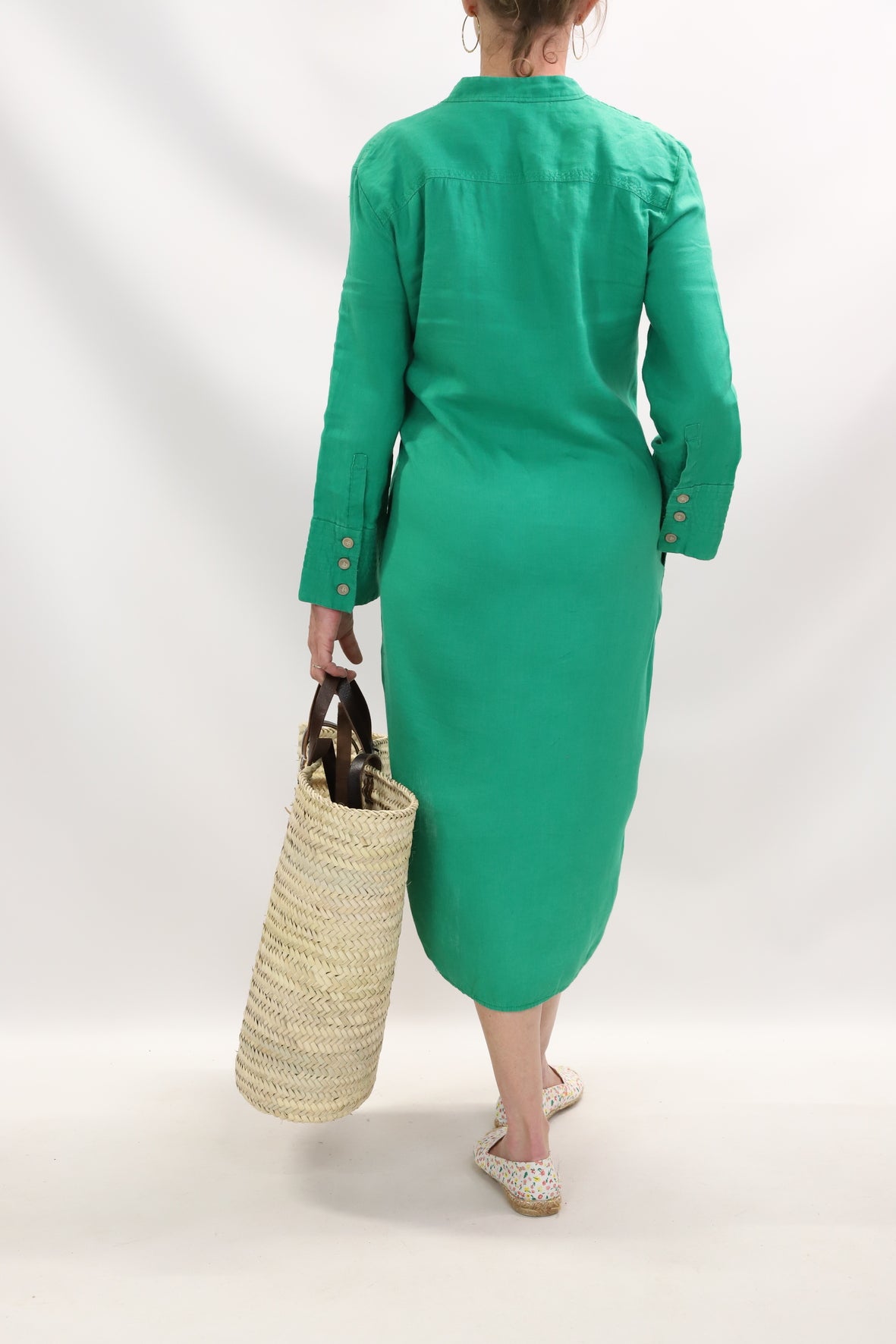 Robe verte Zara Taille S