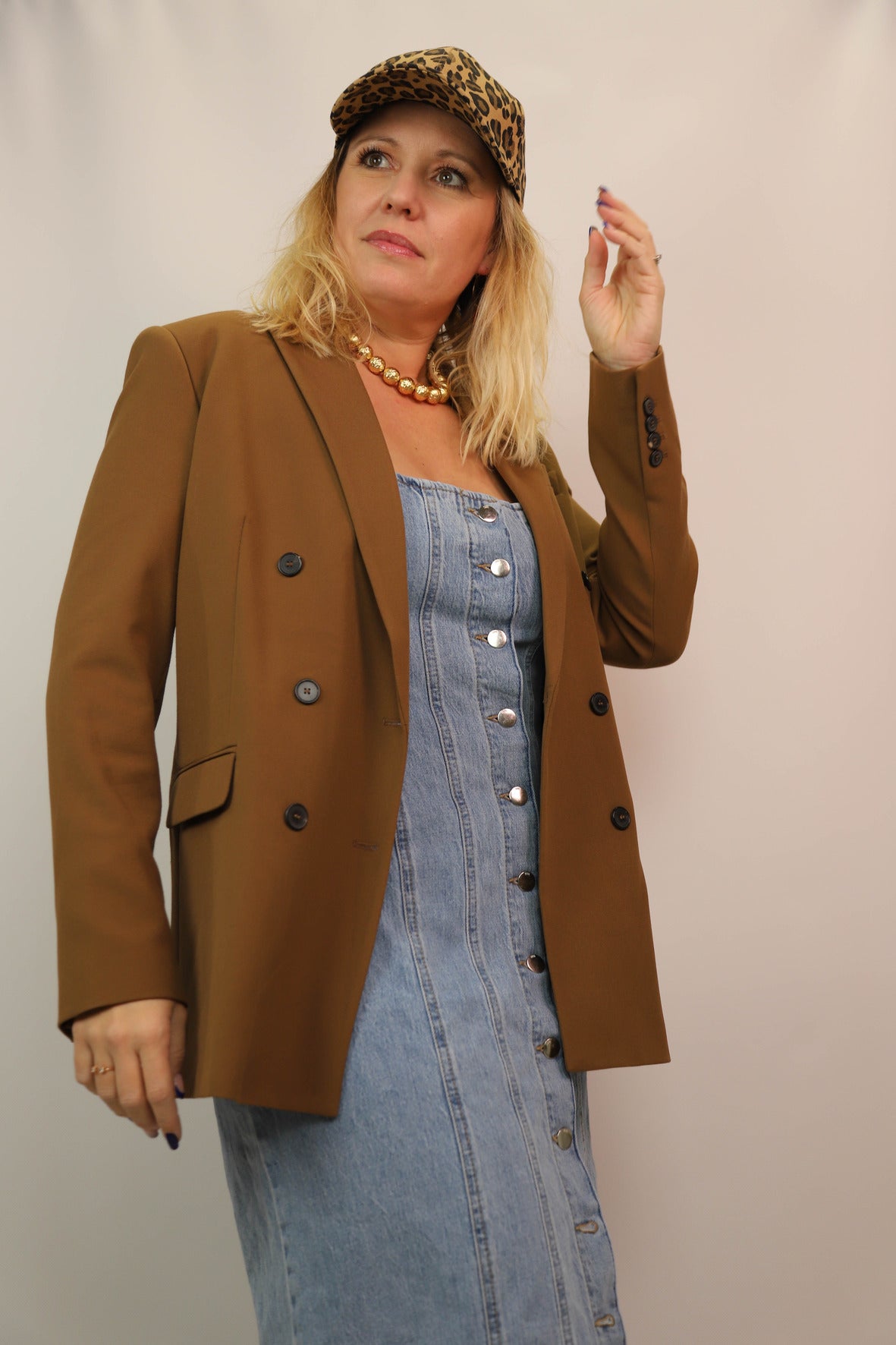 Veste blazer Marron Zara Taille M – FRINGUETTE, le E-shop