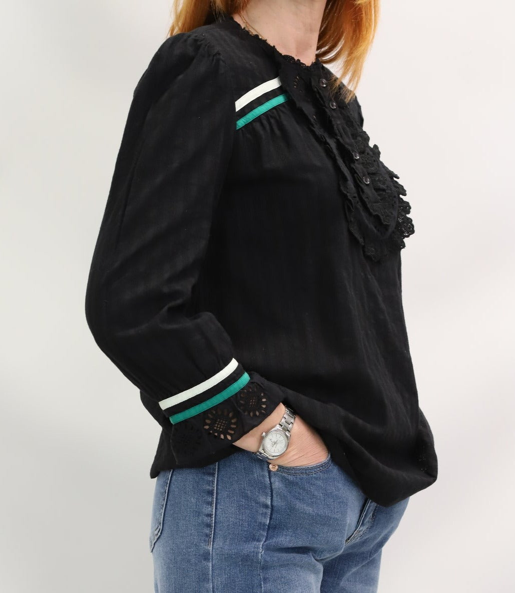 Blouse noire ba&sh Taille M