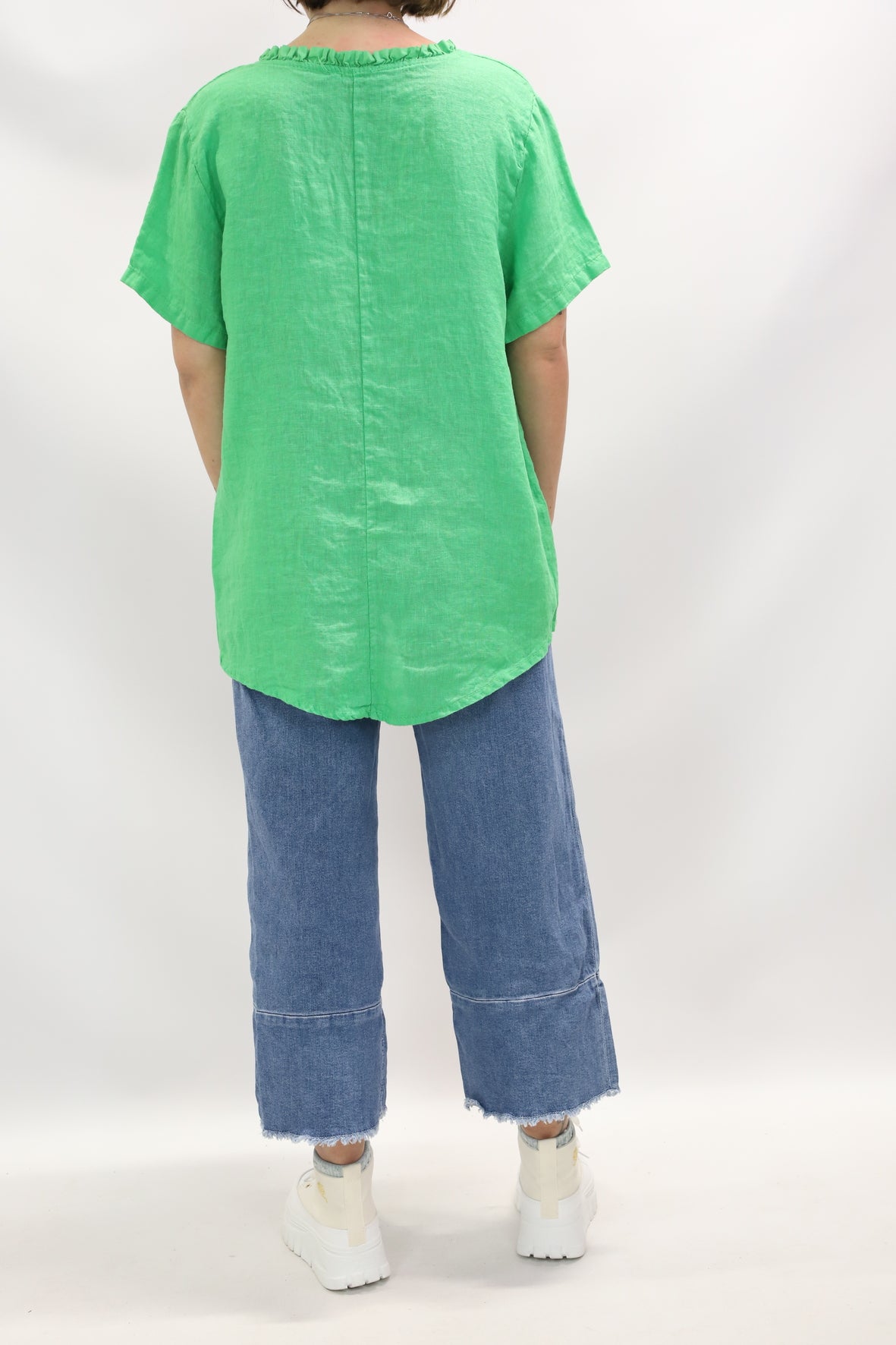 Tee-shirt vert Made in Italy Taille unique NEUF