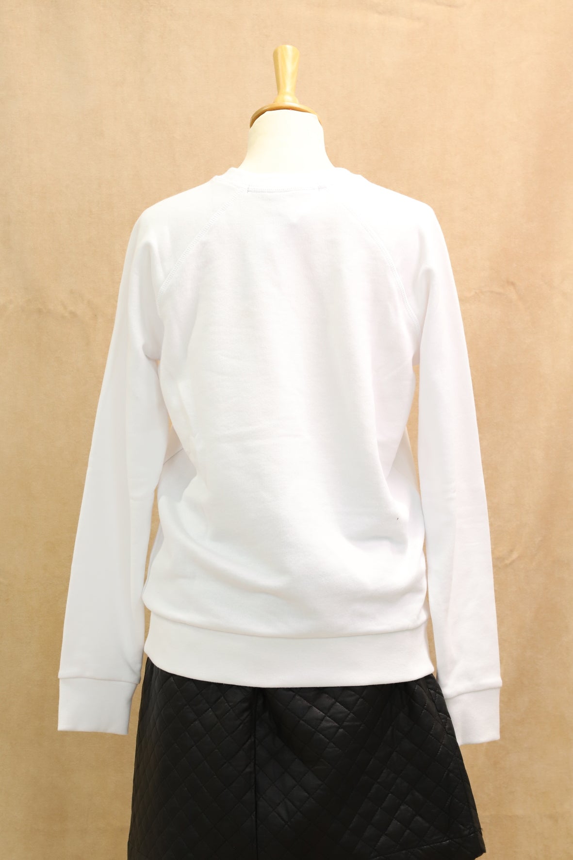 Sweat blanc, à bicyclette, Taille S - NEUF