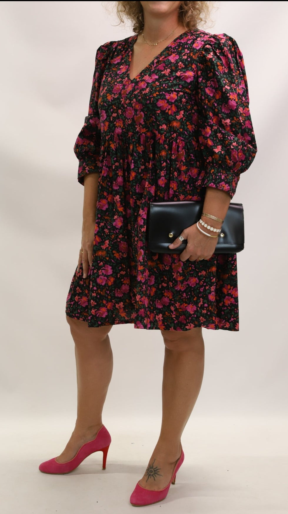Robe fleurie Daphnea Taille L - NEUF